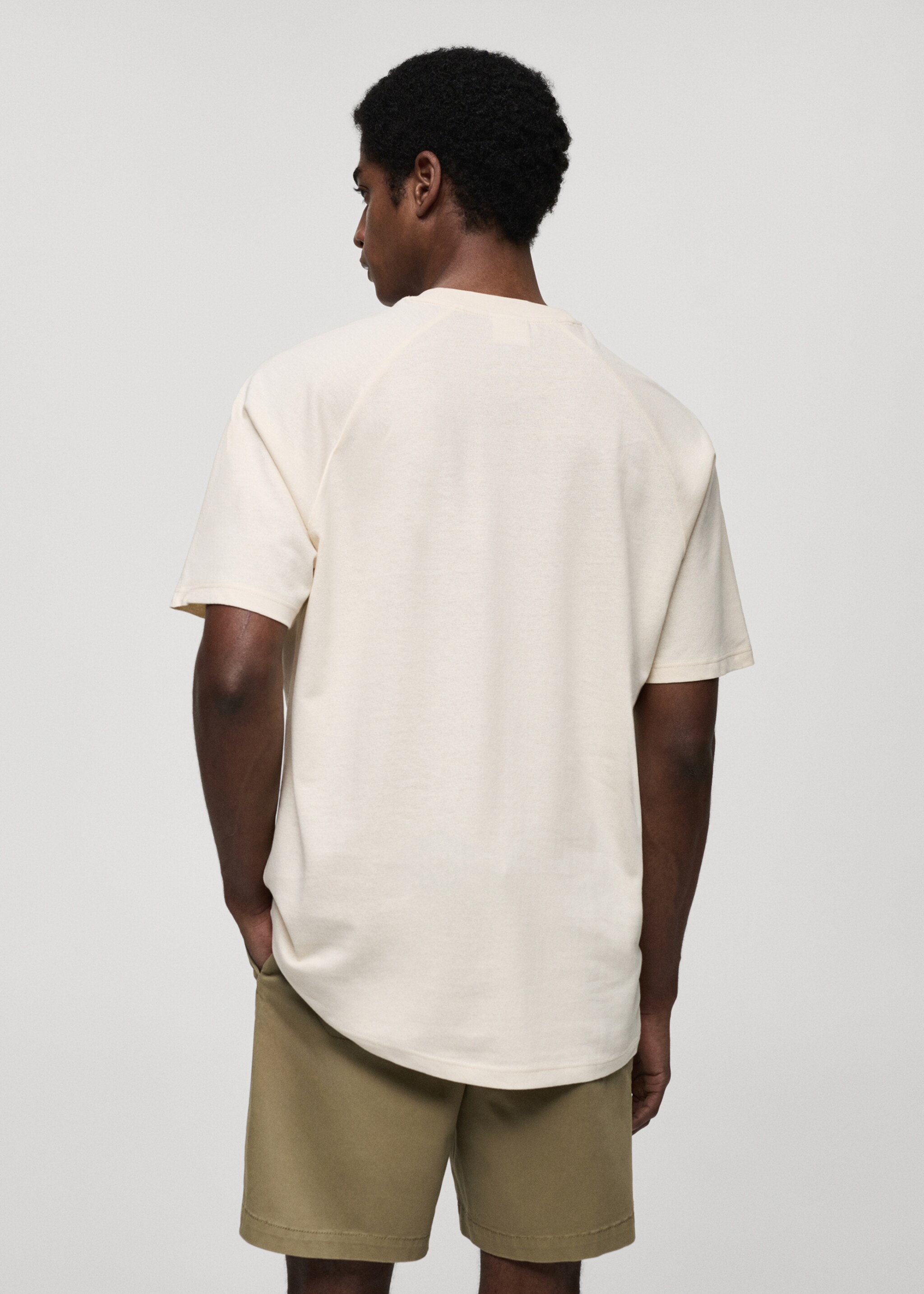 Camiseta algodón relaxed fit - Reverso del artículo