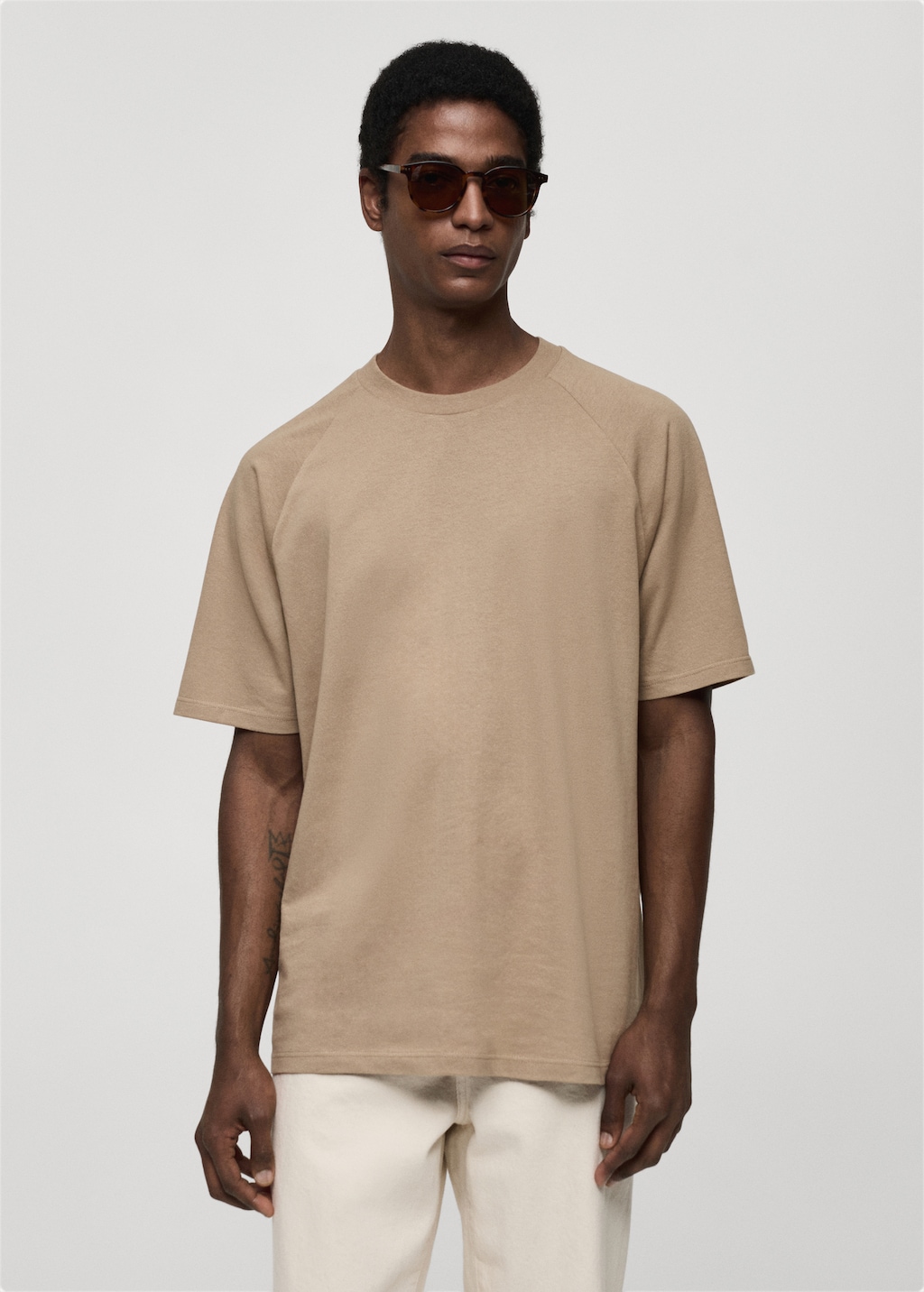 Mango Relaxed Fit-T-Shirt aus Baumwolle