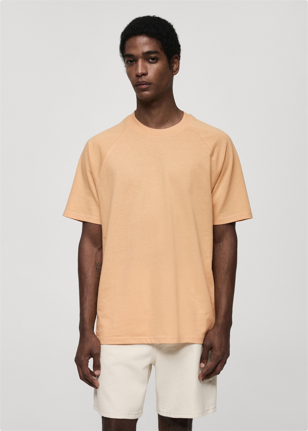 Mango Relaxed Fit-T-Shirt aus Baumwolle