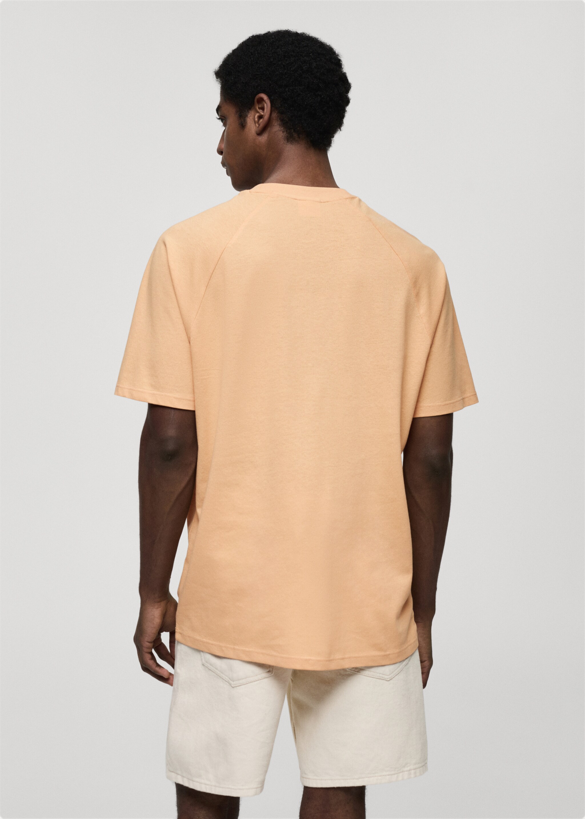 Relaxed fit cotton t-shirt - Reverse of the article