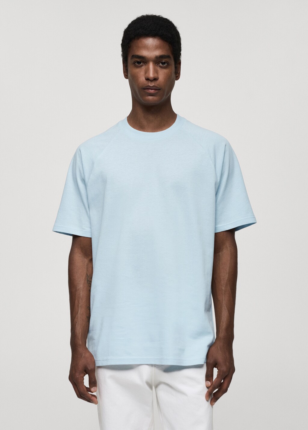 Mango Relaxed Fit-T-Shirt aus Baumwolle