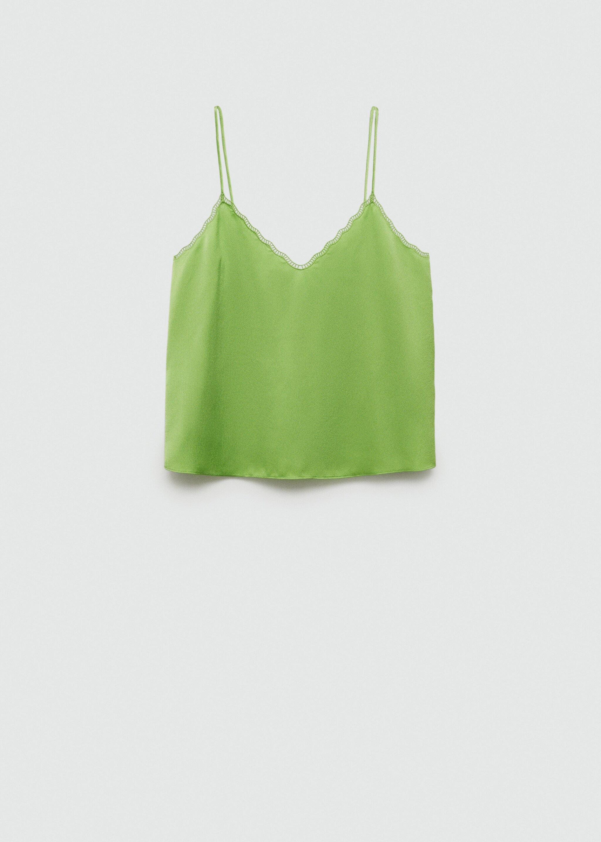 Satin top with straps - Article without model
