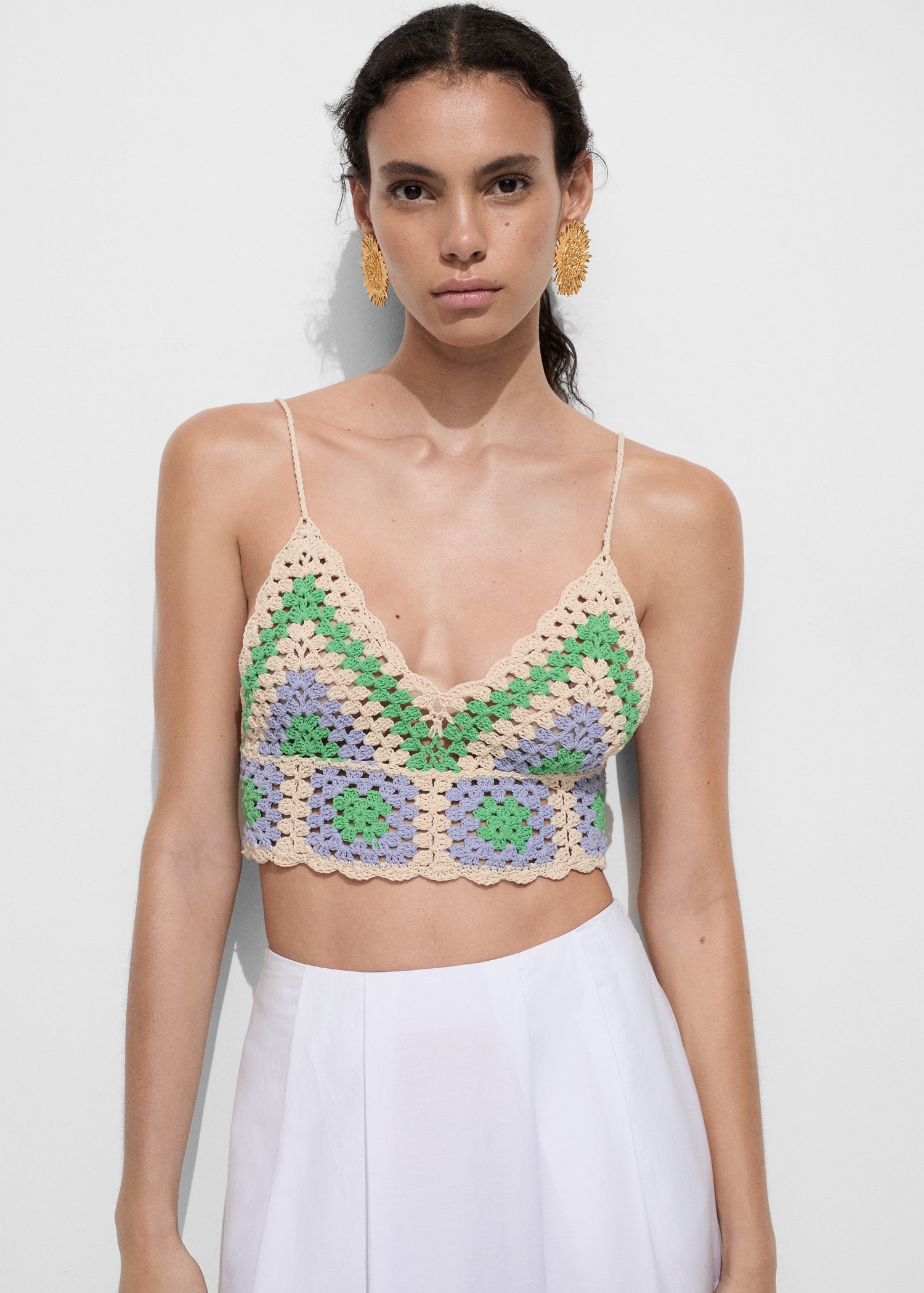 Top crochet combiné - Plan moyen