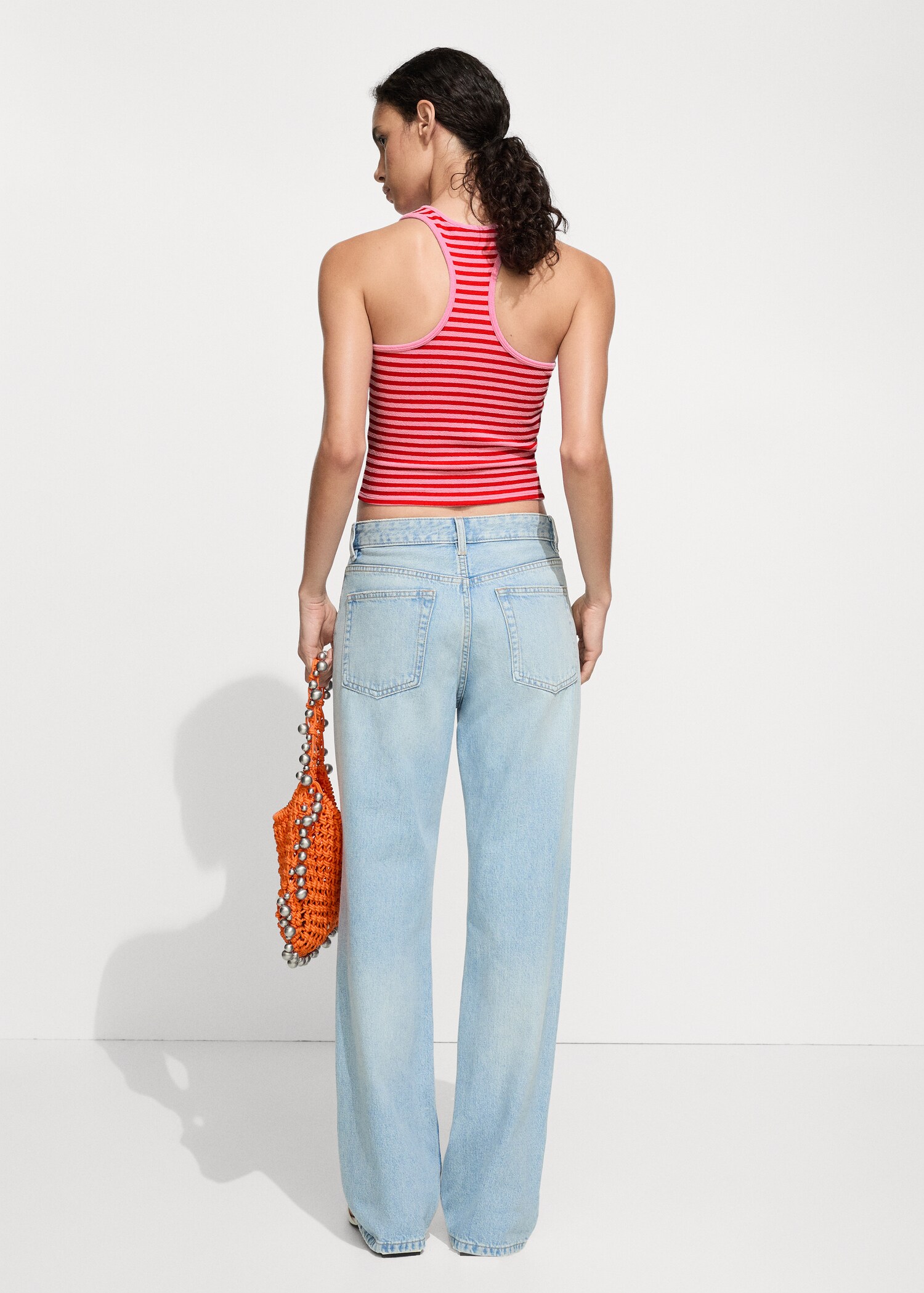 Striped knit top Women MANGO USA