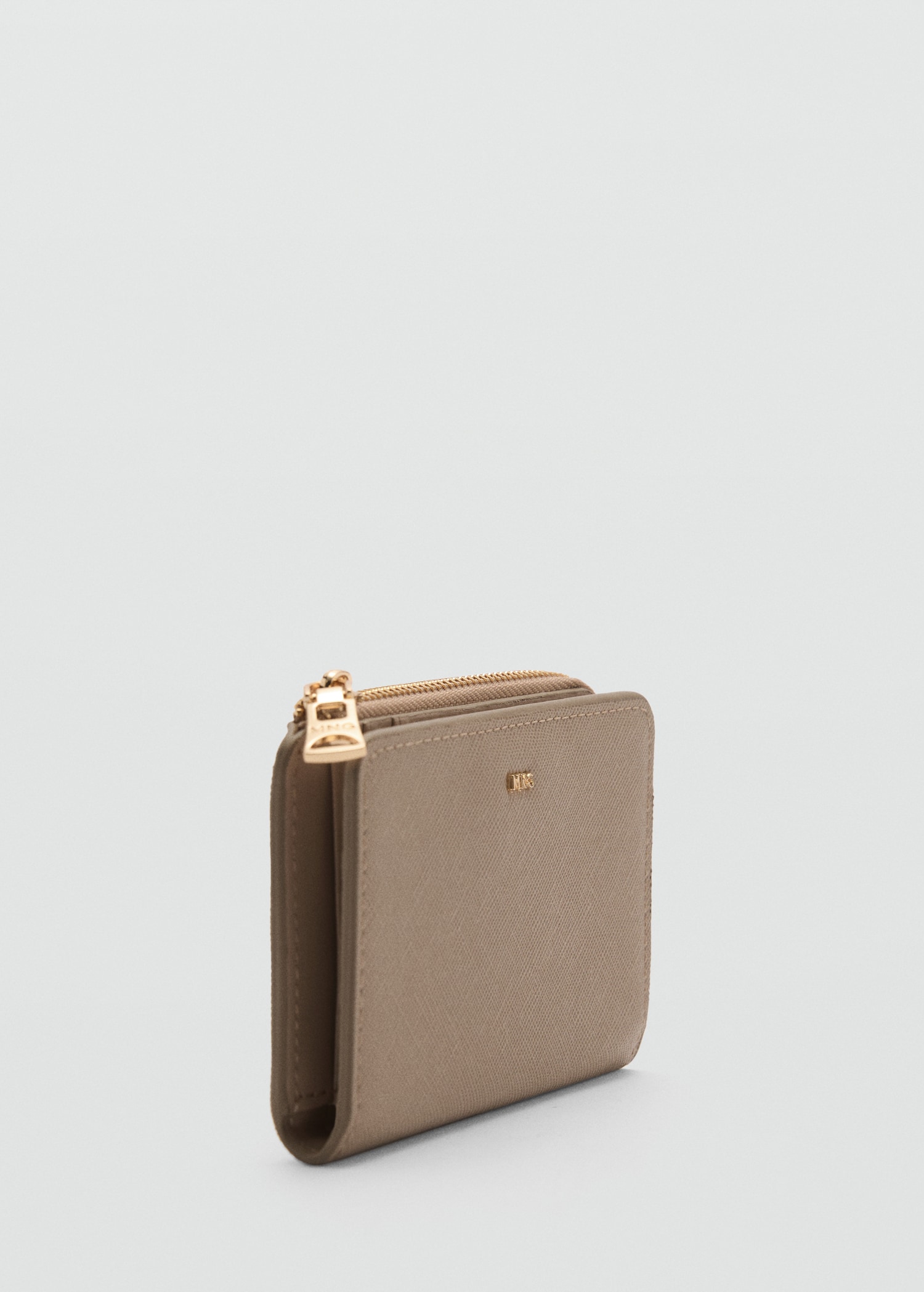 Portefeuille effet saffiano - Plan moyen