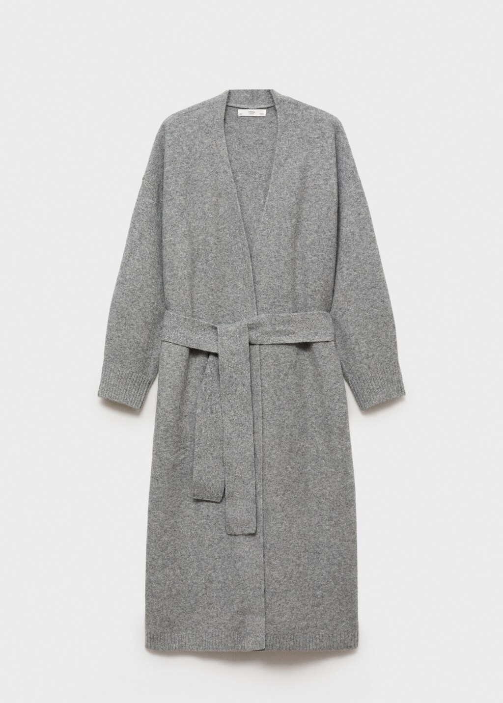 Mango grey cardigan best sale