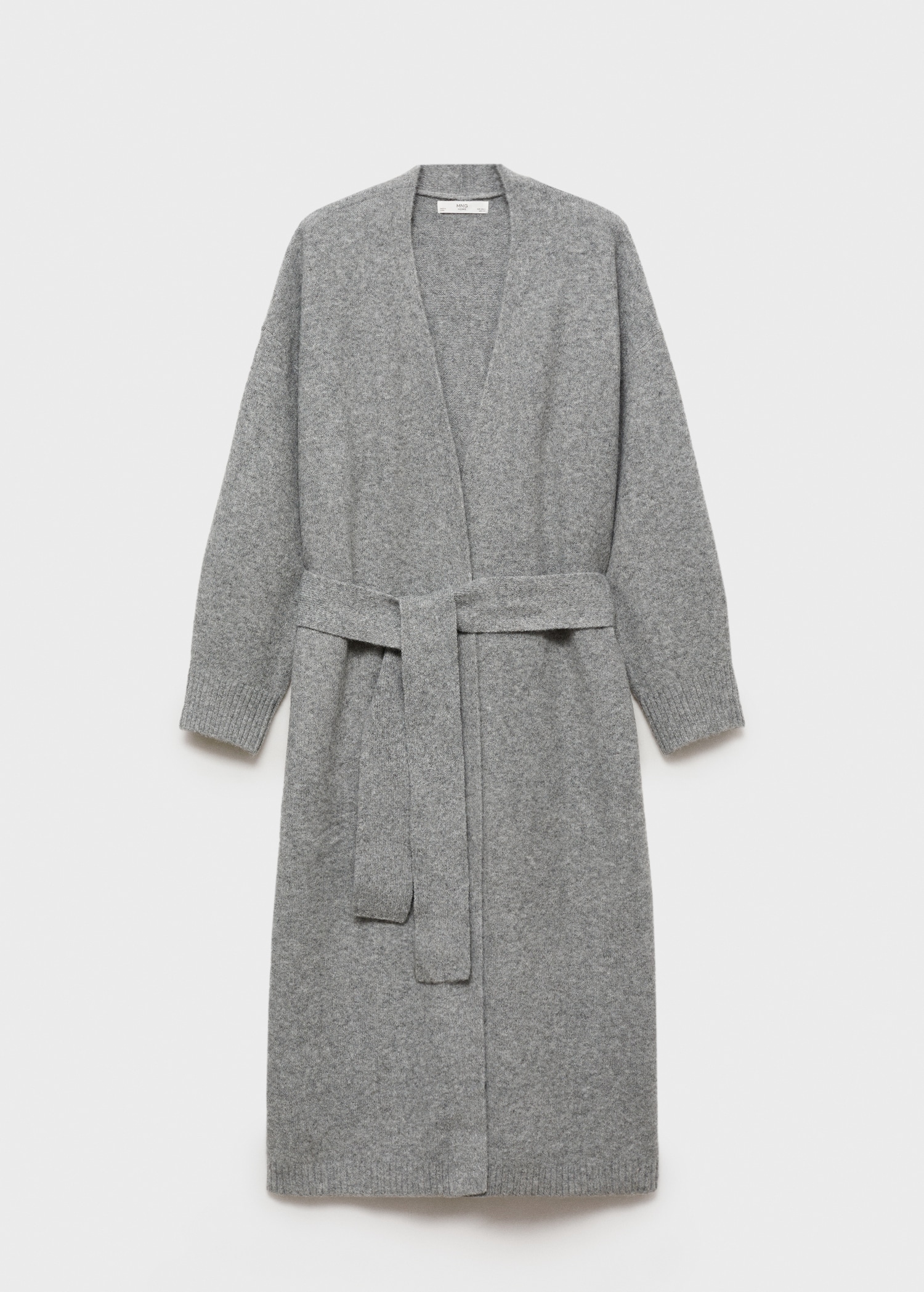 Oversized knitted cardigan - Article without model