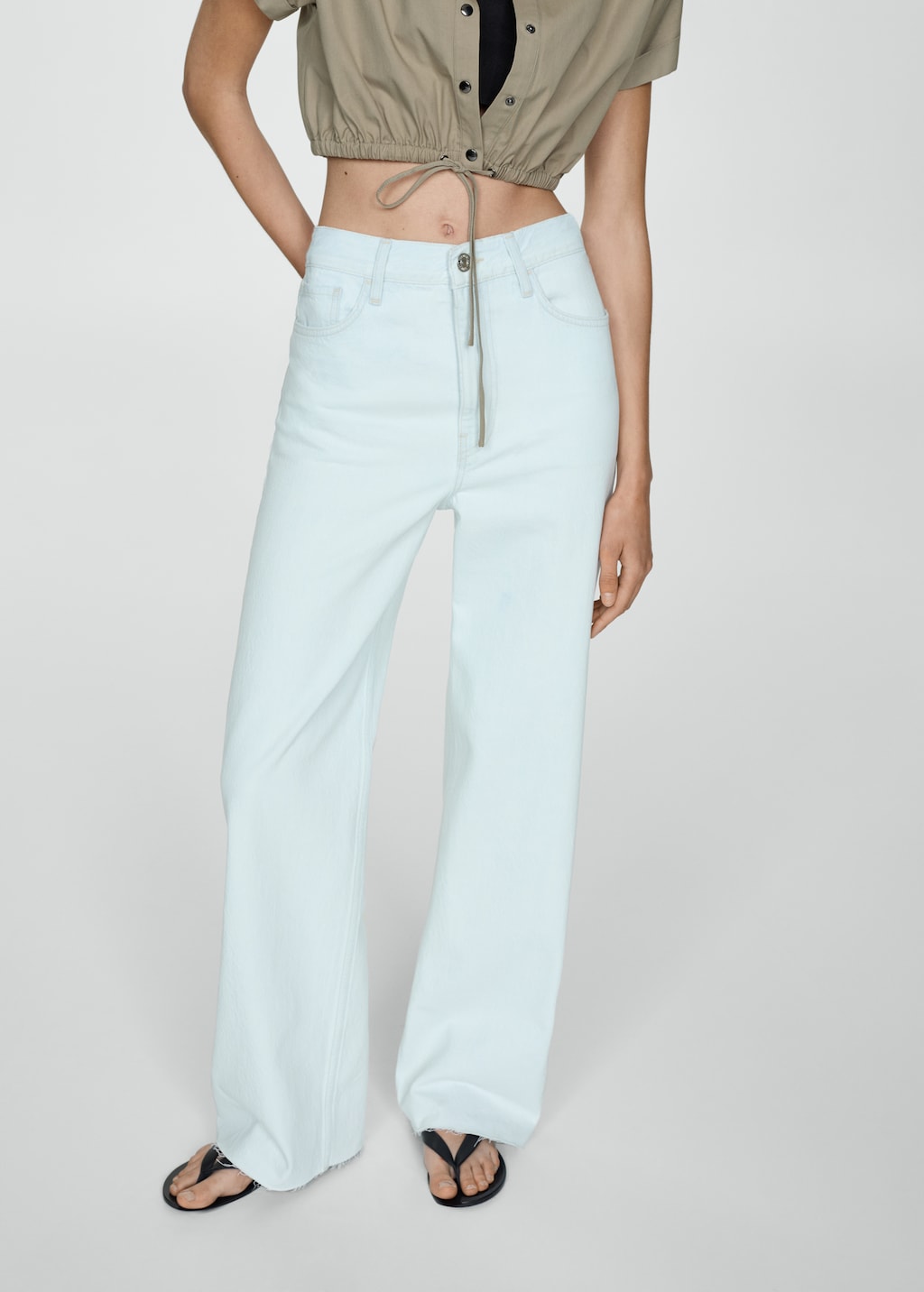 Jean wideleg taille haute