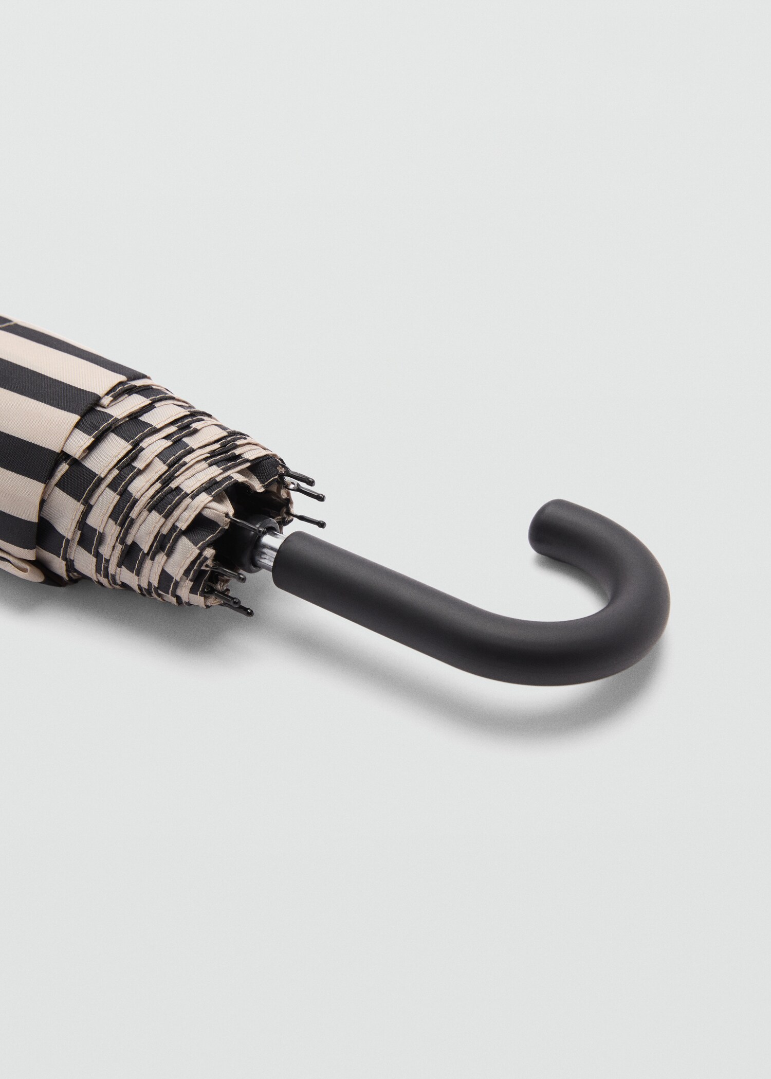 Striped folding umbrella - Medium plane