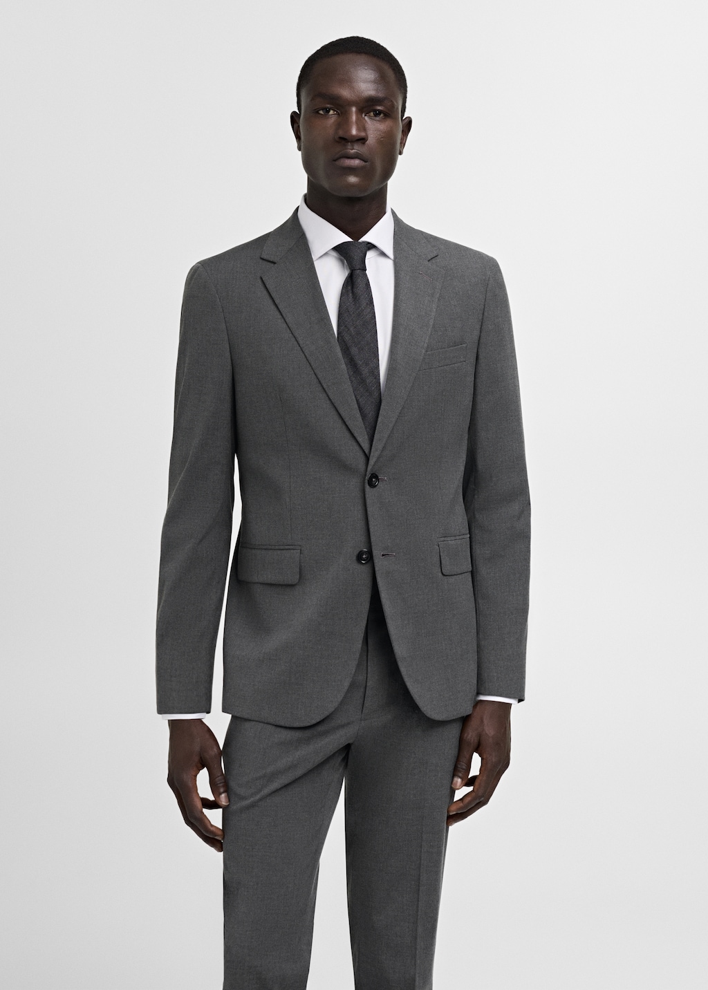 Veste costume slim fit tissu comfort stretch Homme MANGO France metropolitaine