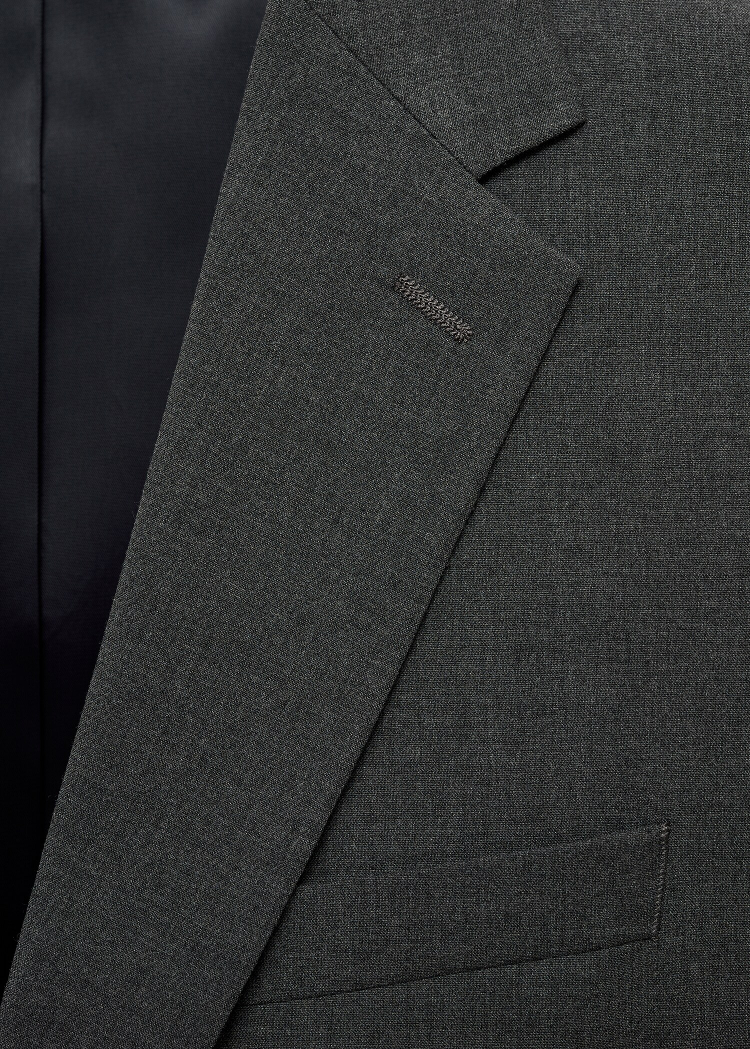 Stretch-fabric slim-fit suit jacket - Details of the article 8