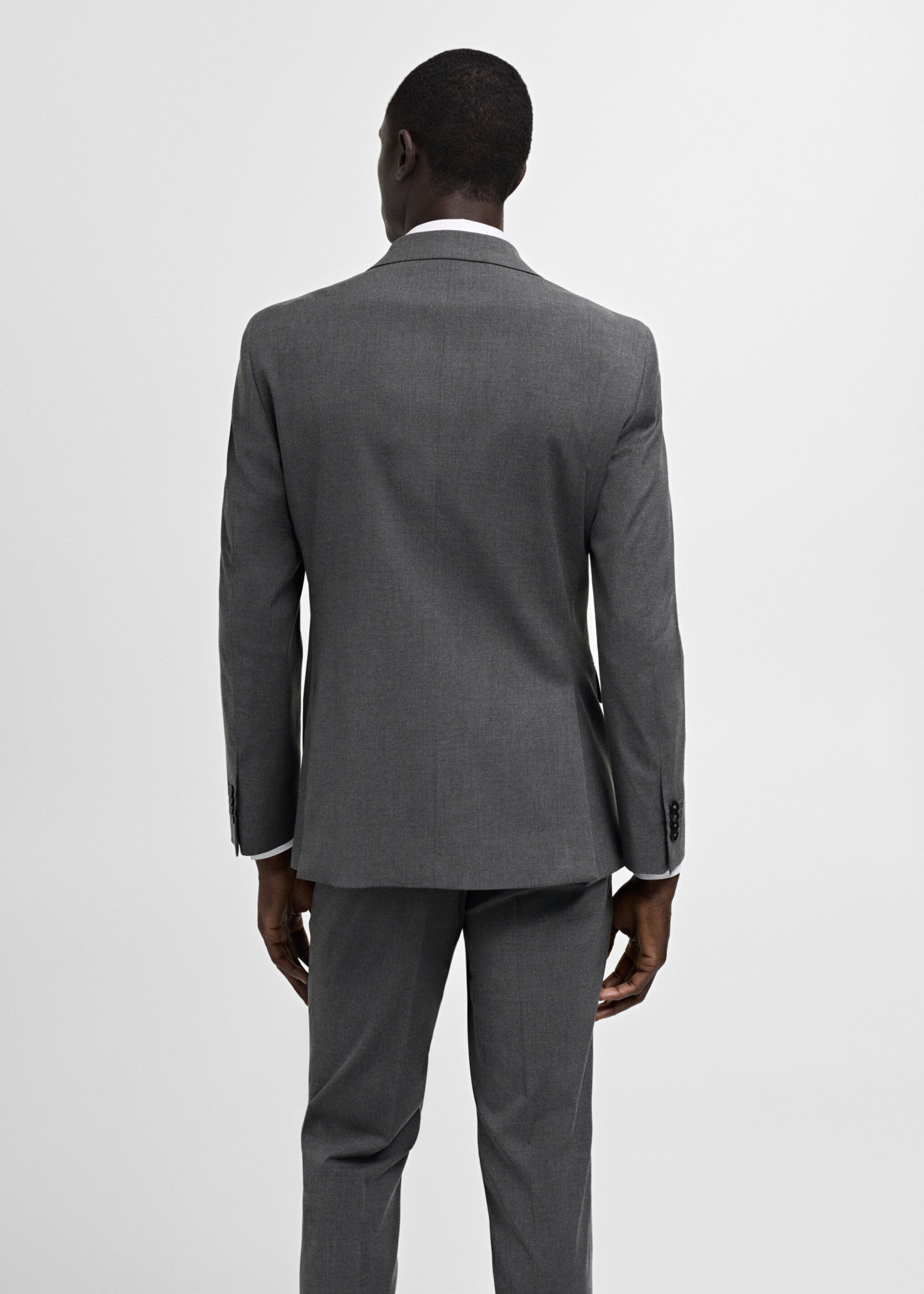Americana traje slim fit tejido comfort stretch - Reverso del artículo