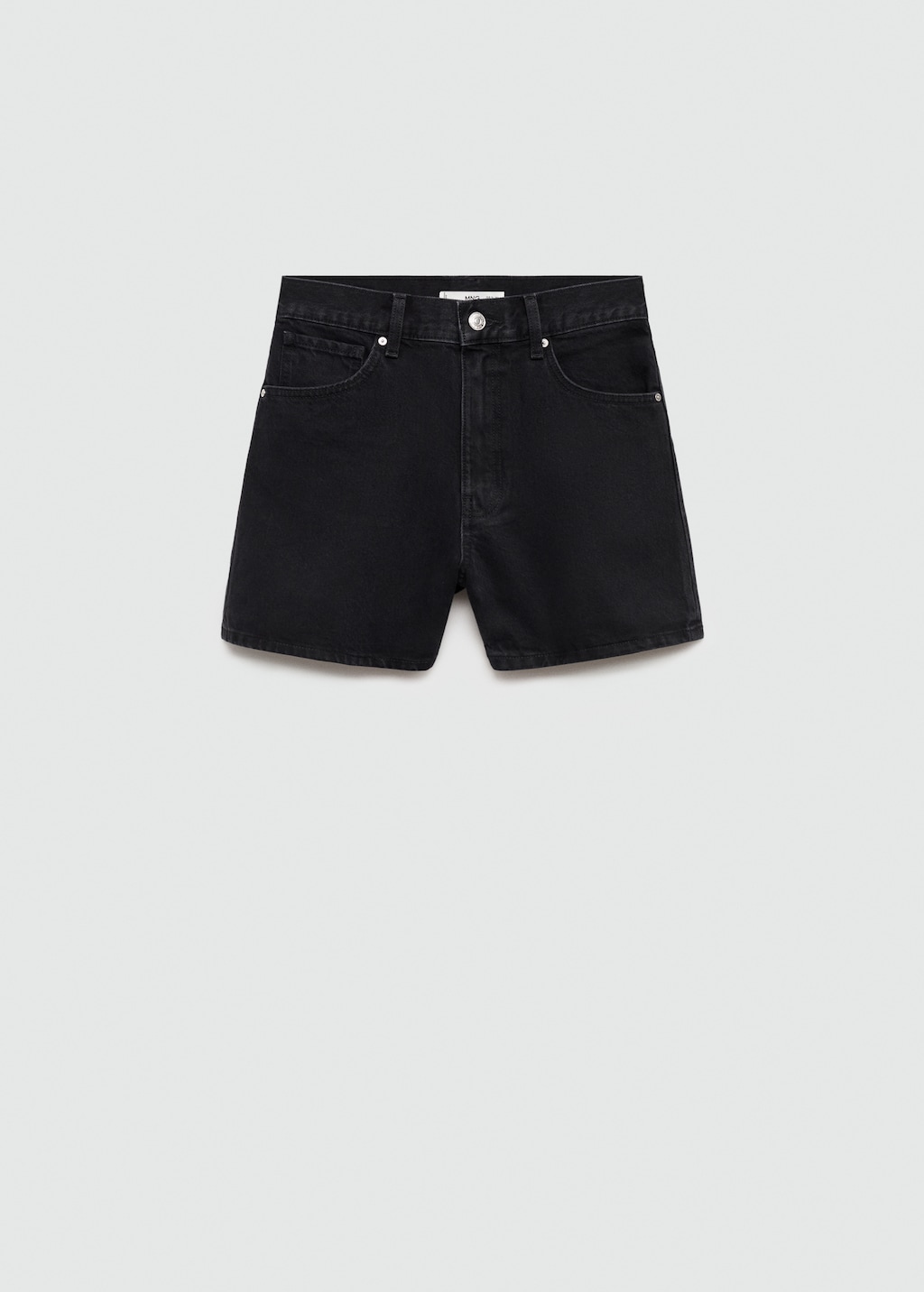 High-rise denim shorts Women MANGO Myanmar - Main Image