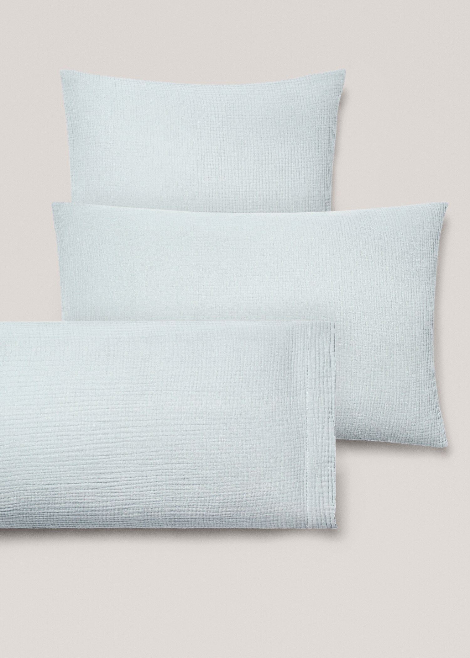 Cotton gauze pillowcase 60x60cm - Details of the article 4