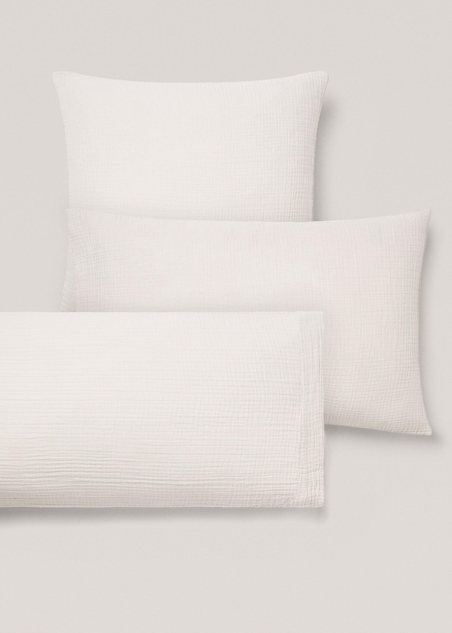 Cotton gauze pillowcase 60x60cm - Details of the article 4