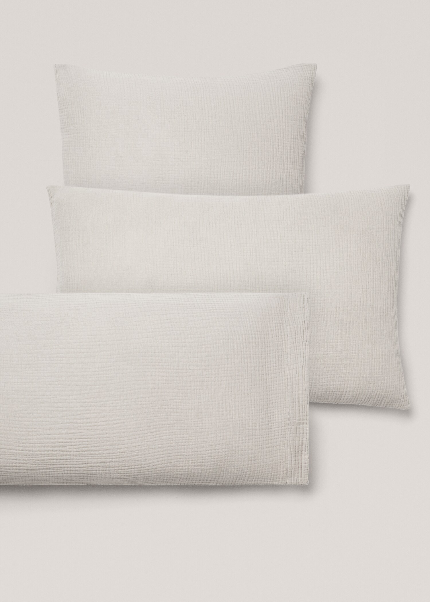 Cotton gauze pillowcase 60x60cm - Details of the article 4