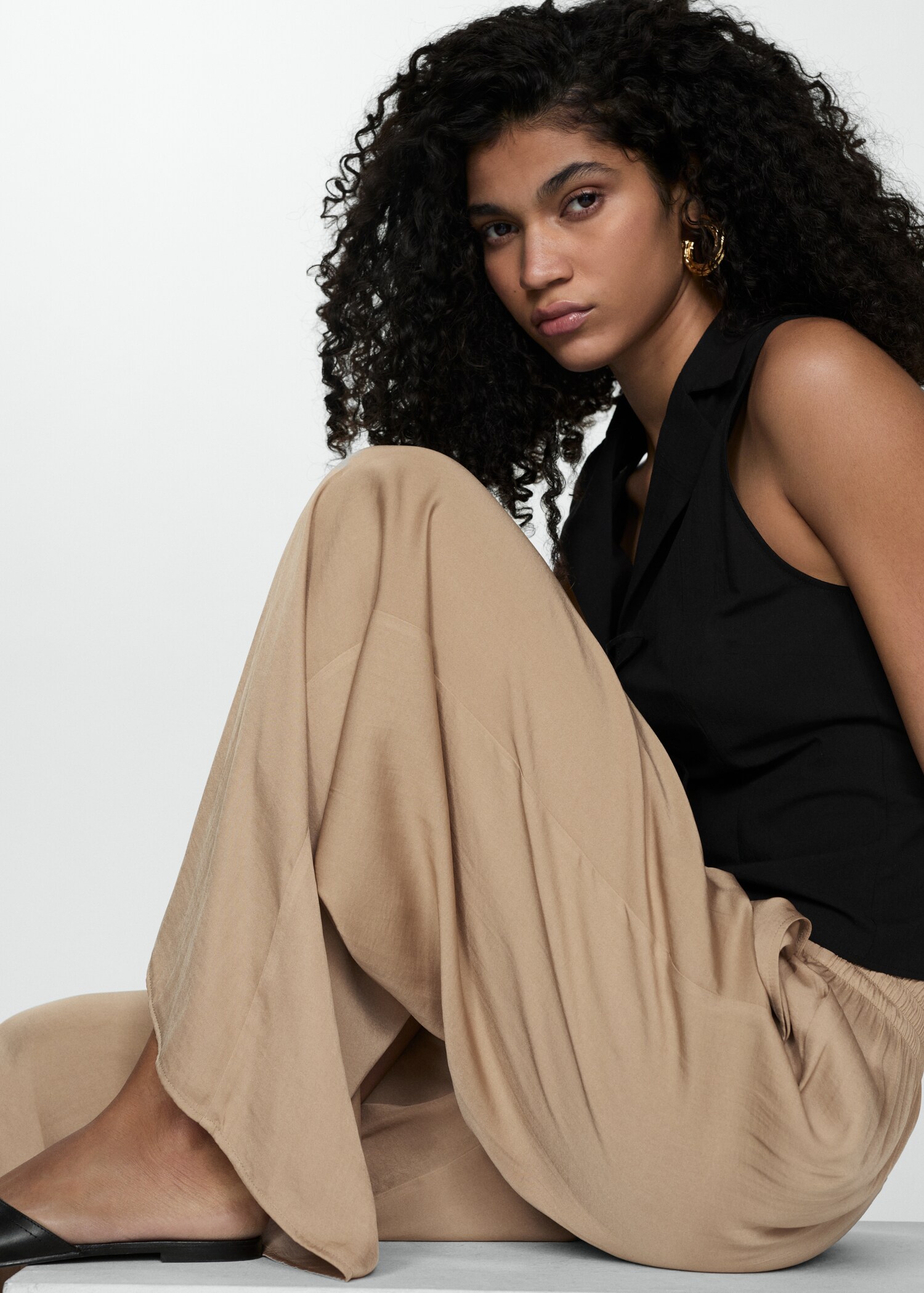 Pantalon fluide wideleg - Détail de l'article 1