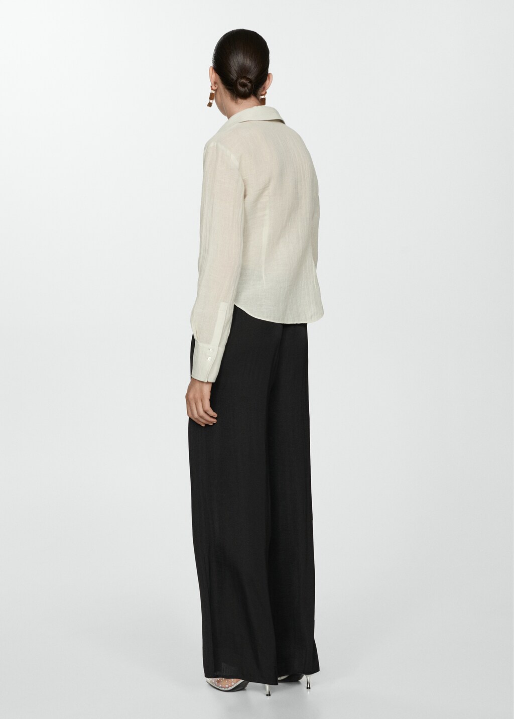 Mango pantalon fluide hotsell