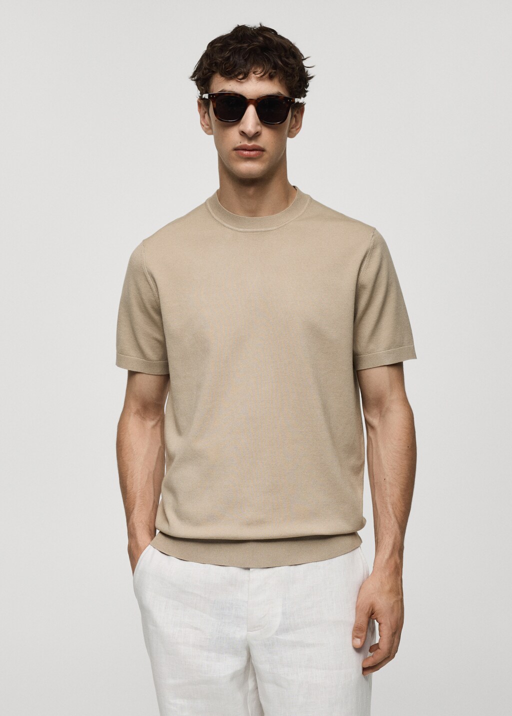 Mango Shirt aus Feinstrick