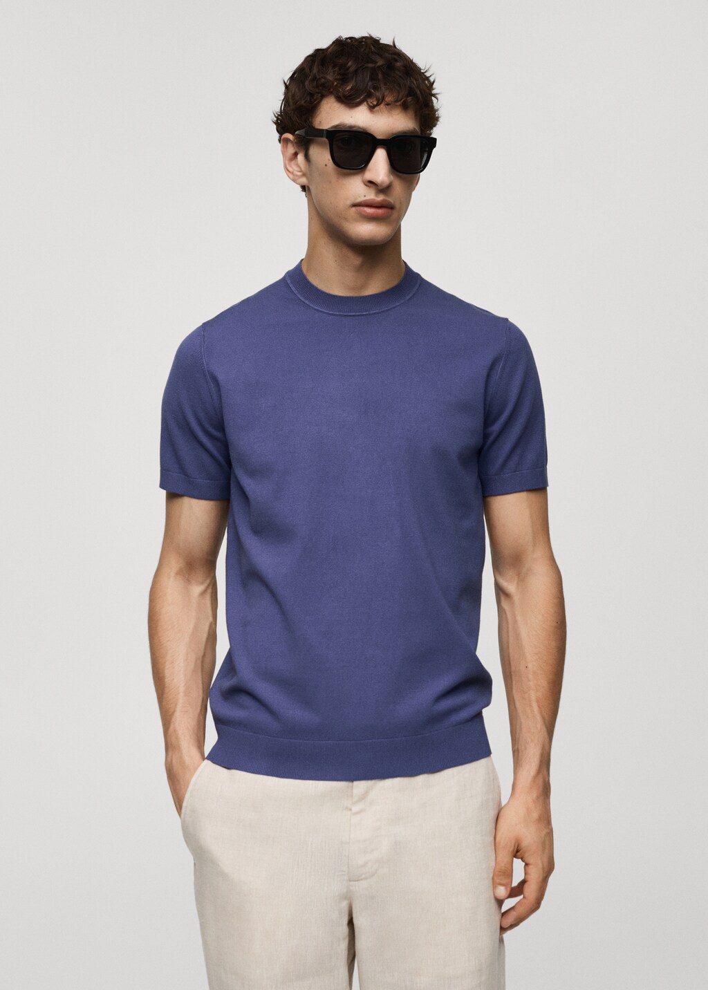 Mango Shirt aus Feinstrick