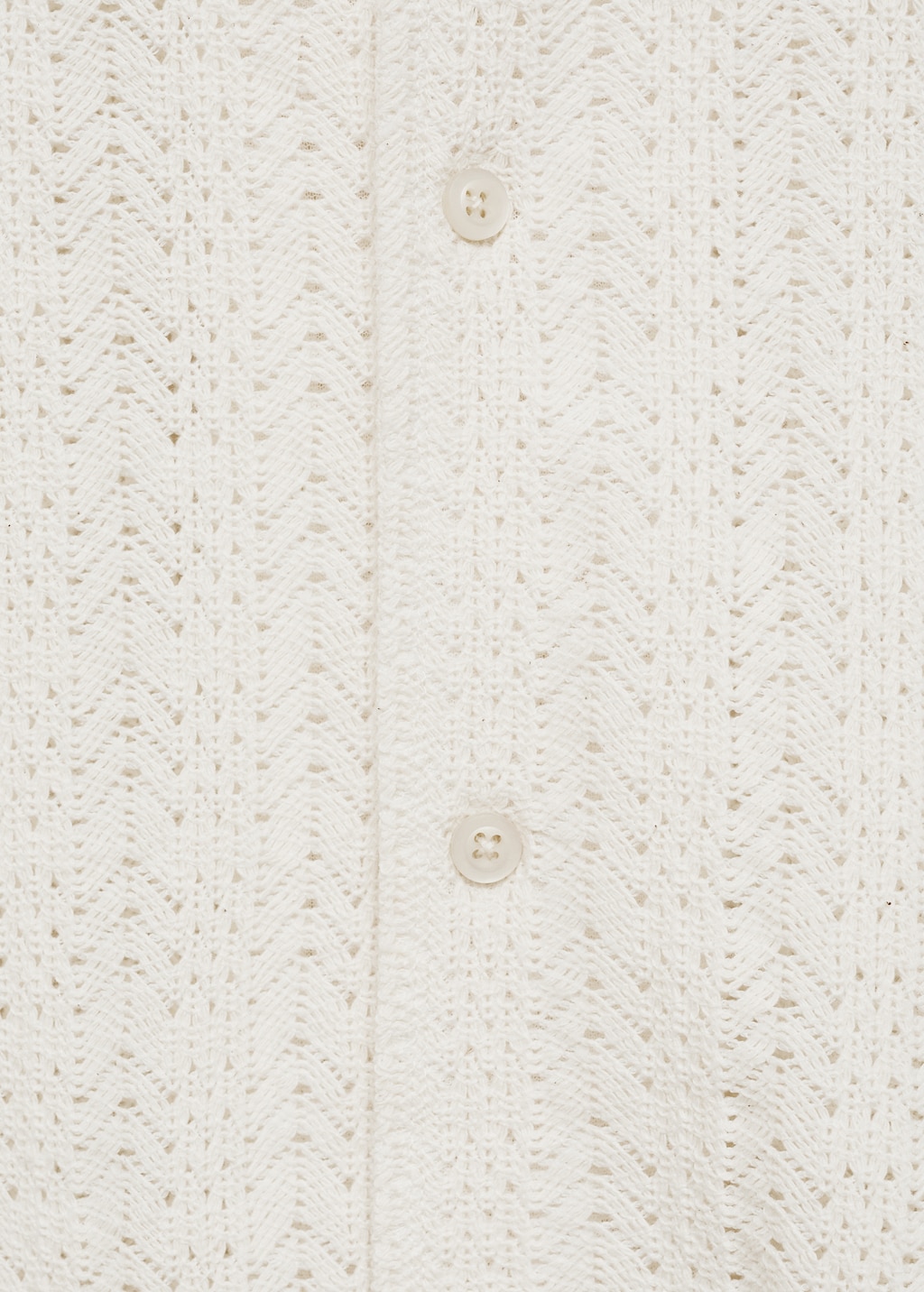 Bott 　Cotton Crochet Knit Shirts Bott Cotton Crochet Knit Shirts BoTT Cotton Crochet Short