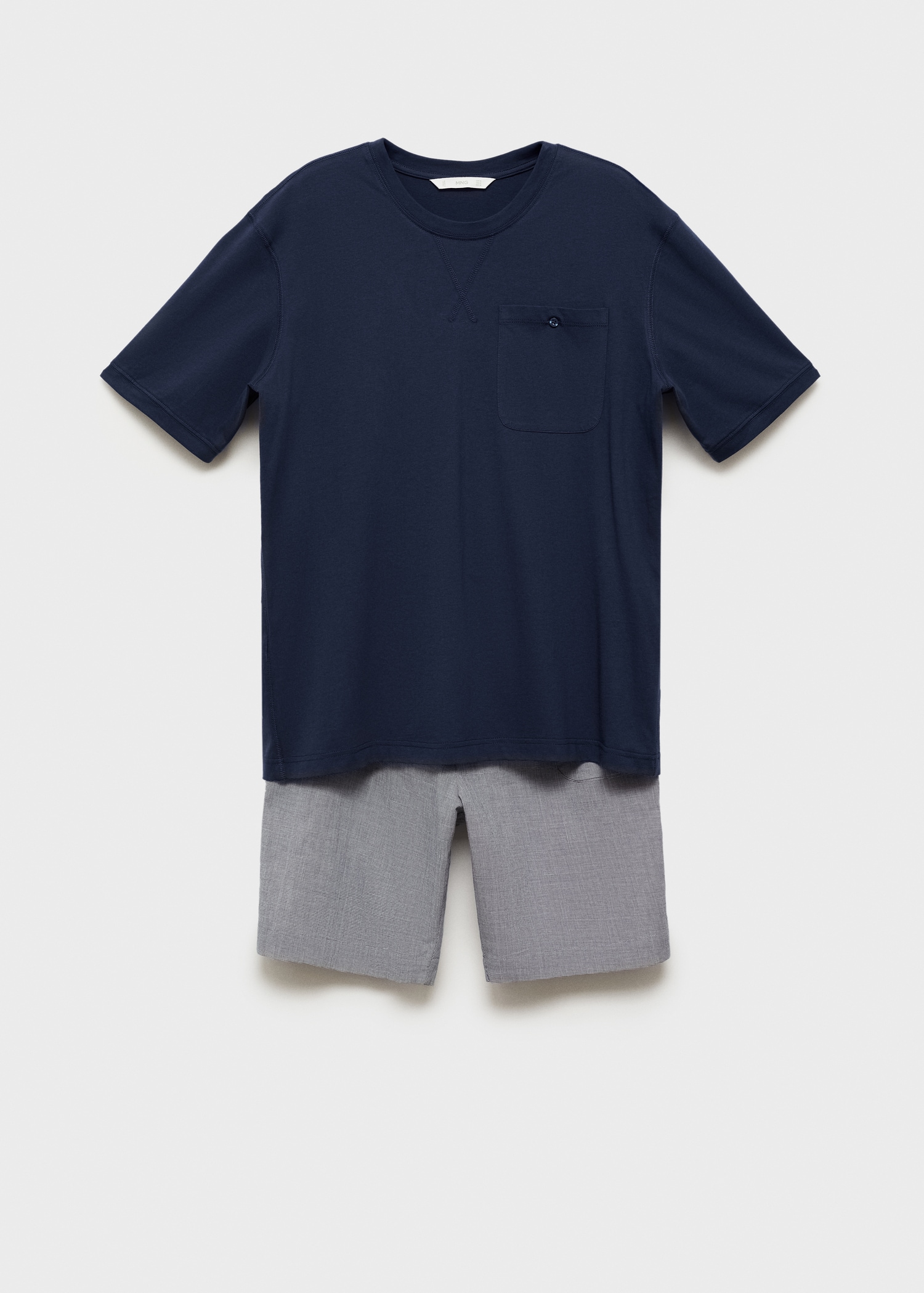 Check cotton pyjama pack - Article without model