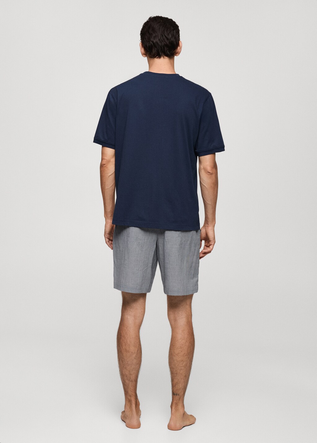 Pack pijama algodon cuadros Hombre MANGO Espana Peninsula y Baleares