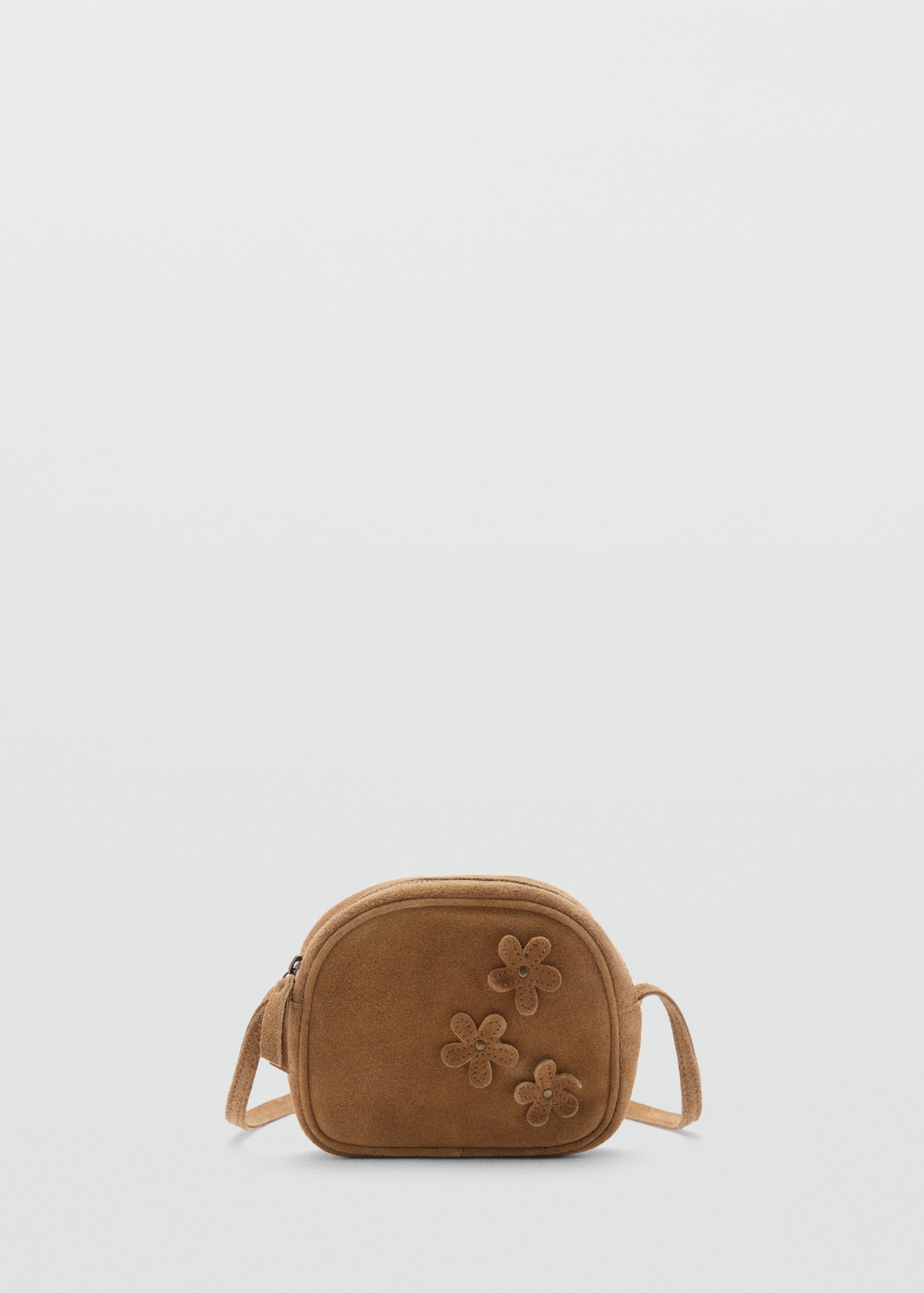 Floral-print leather bag - Article without model