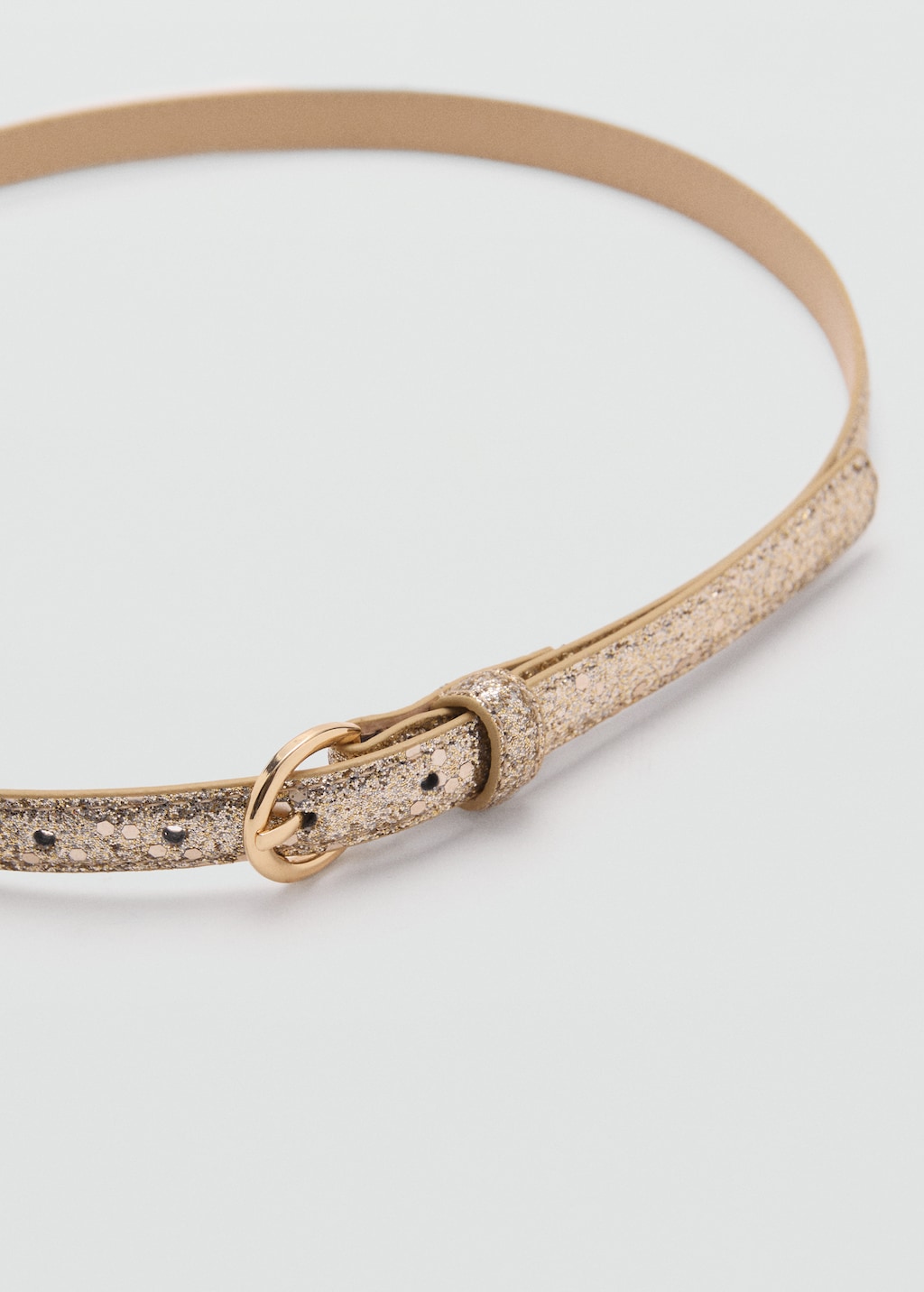 Gold sparkle belt clearance