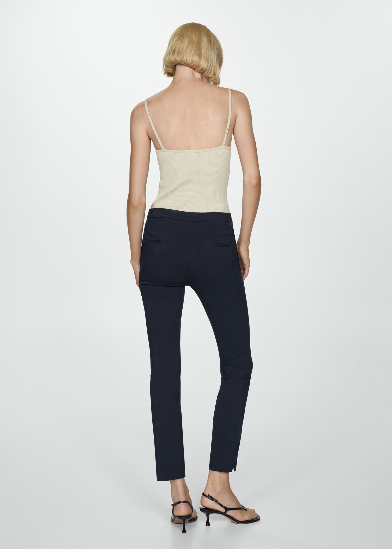 Pantalon cigarette crop - Verso de l’article
