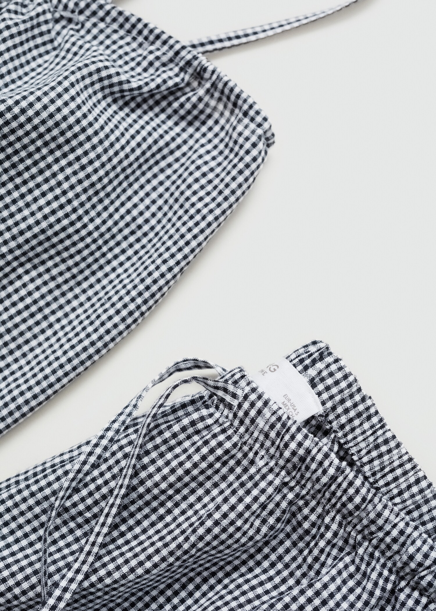 Pyjama deux pièces vichy - Détail de l'article 0