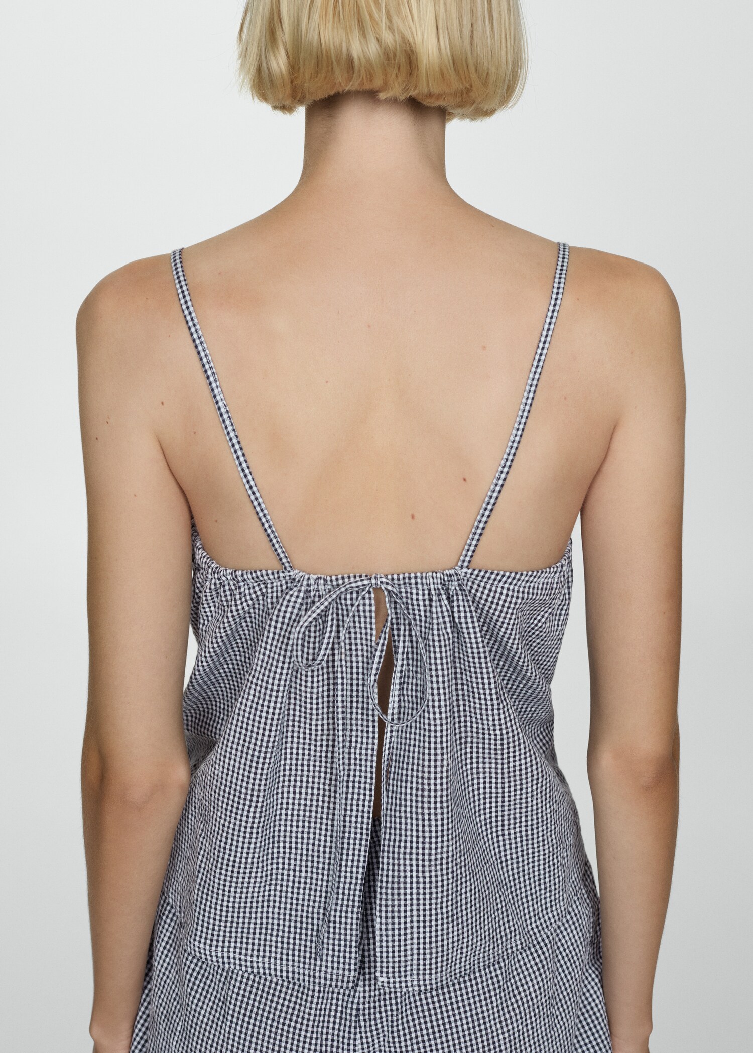Pyjama deux pièces vichy - Verso de l’article