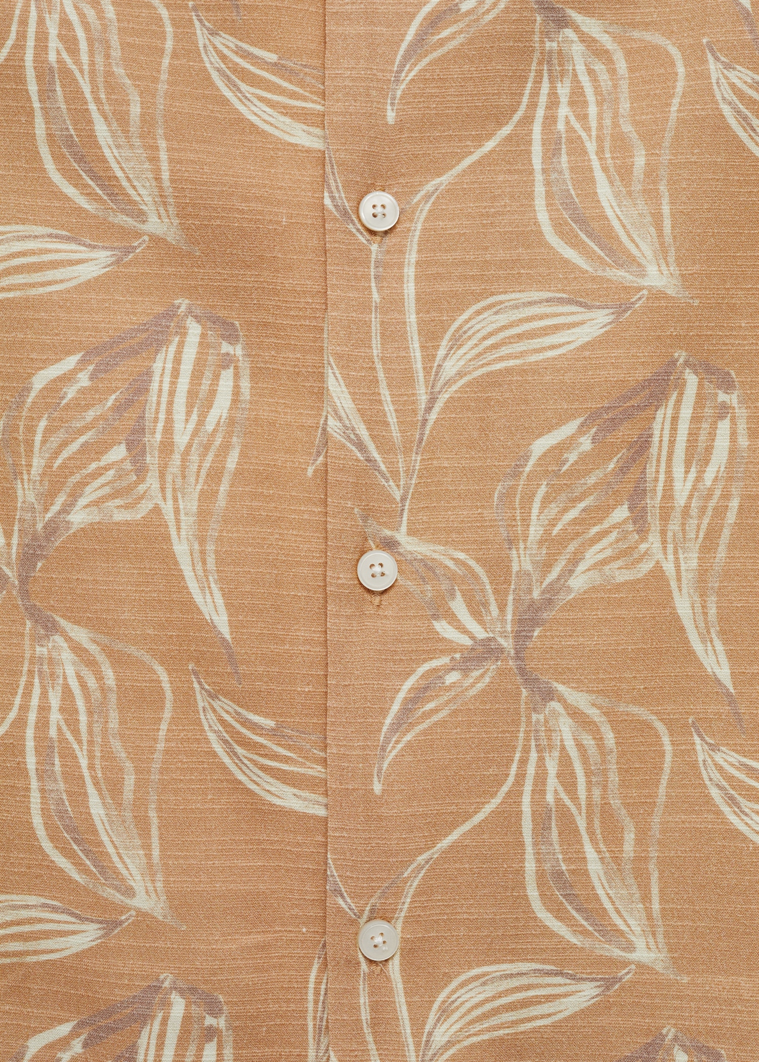 Printed fluid regular-fit shirt - Details of the article 0