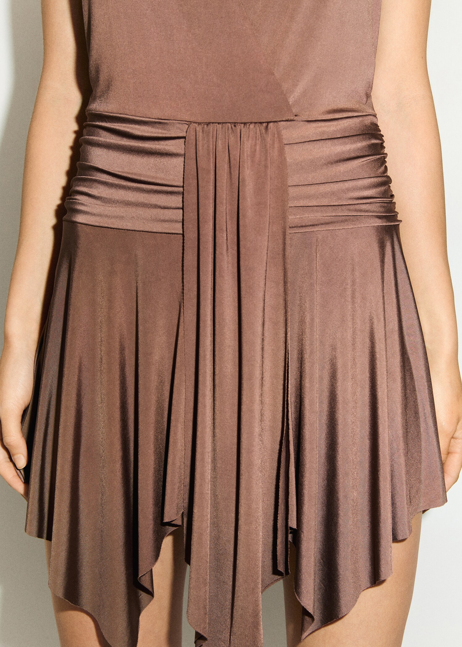 Asymmetrical halter dress - Details of the article 6