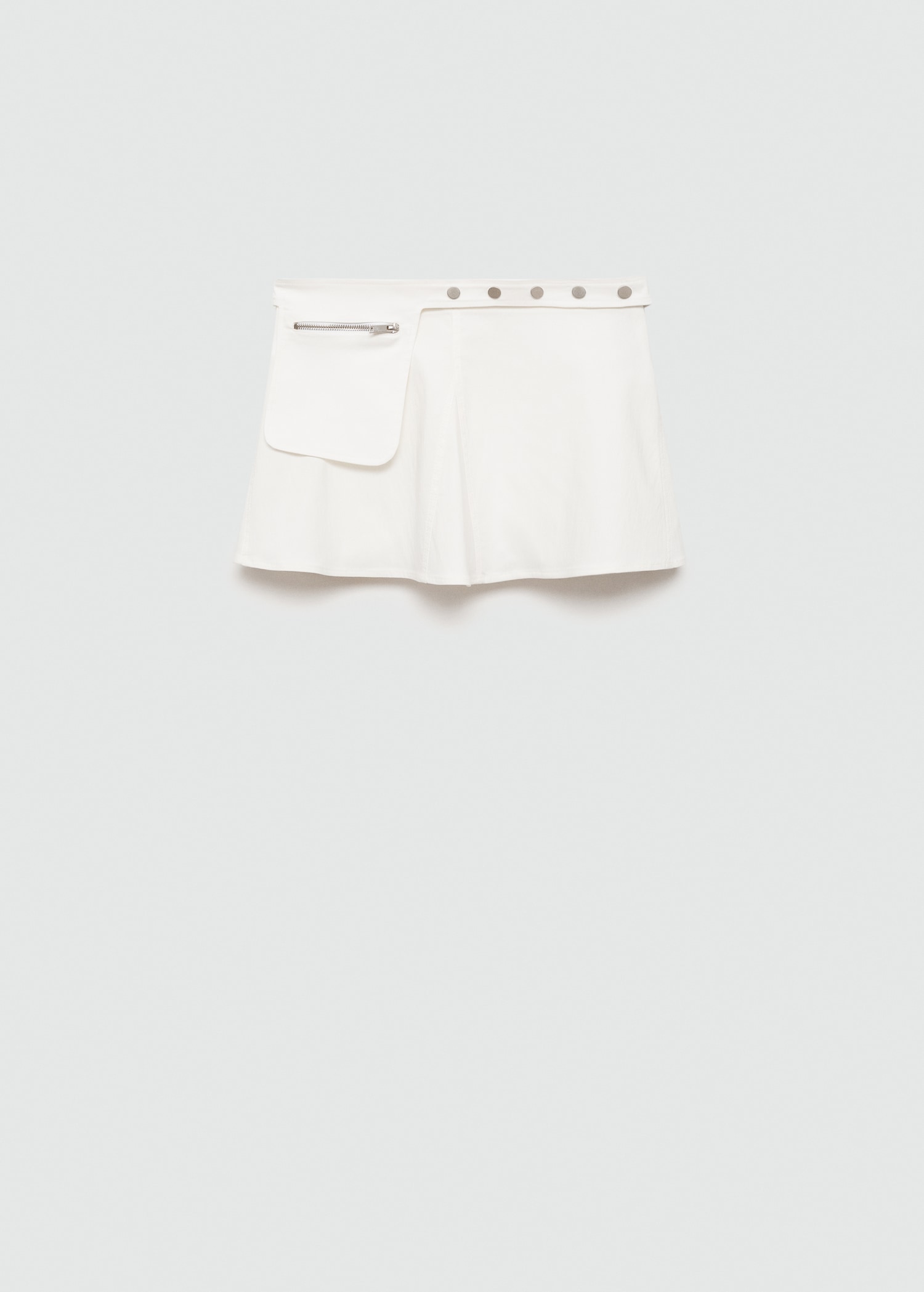 Buttoned miniskirt - Article without model