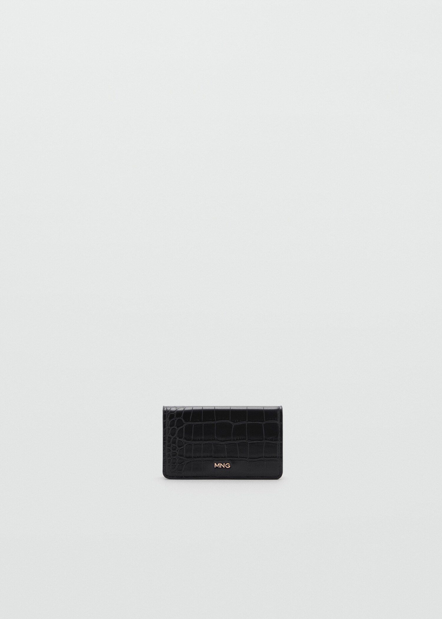 Crocodile-effect purse - Article without model