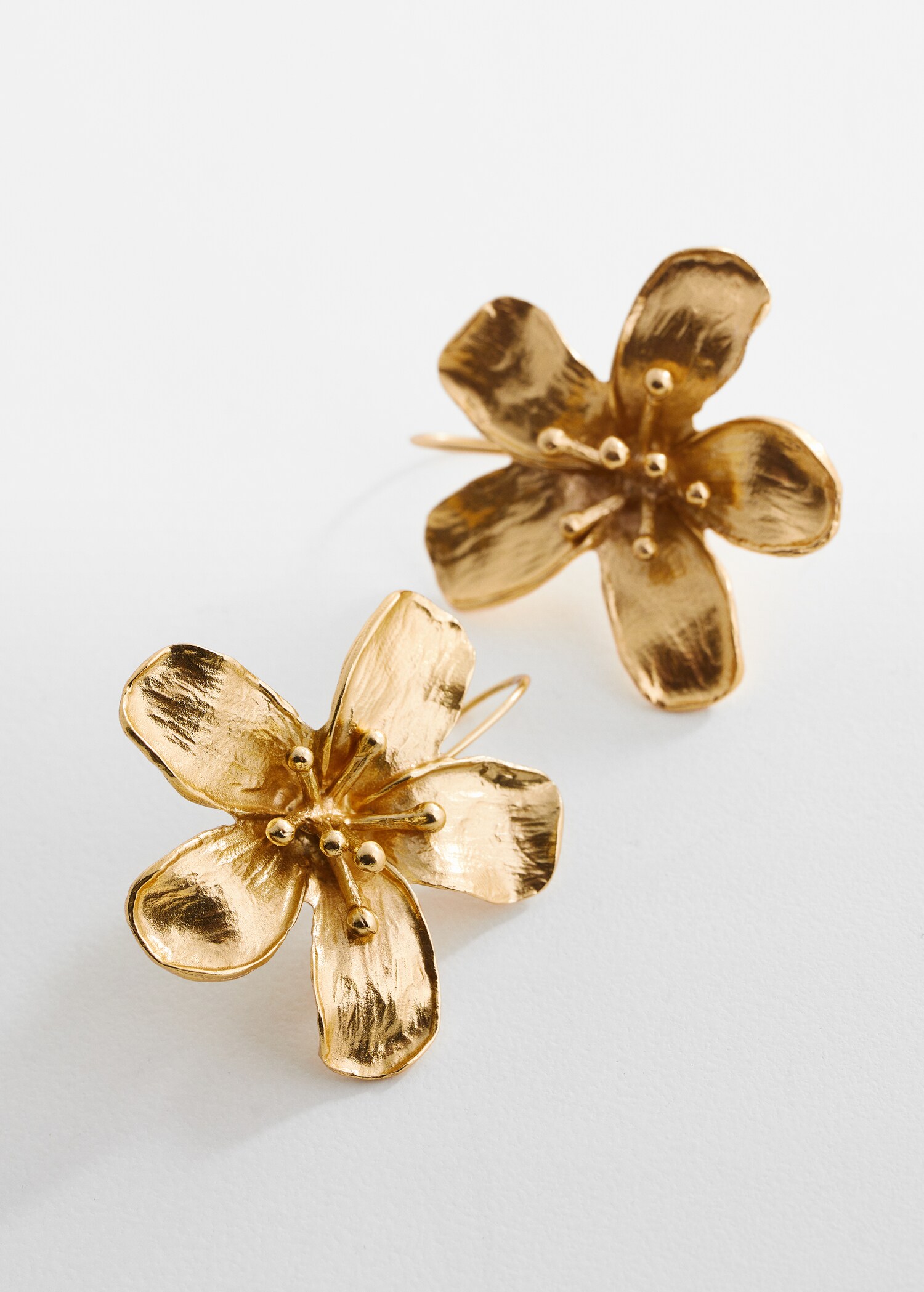 Pendientes flores - Plano medio