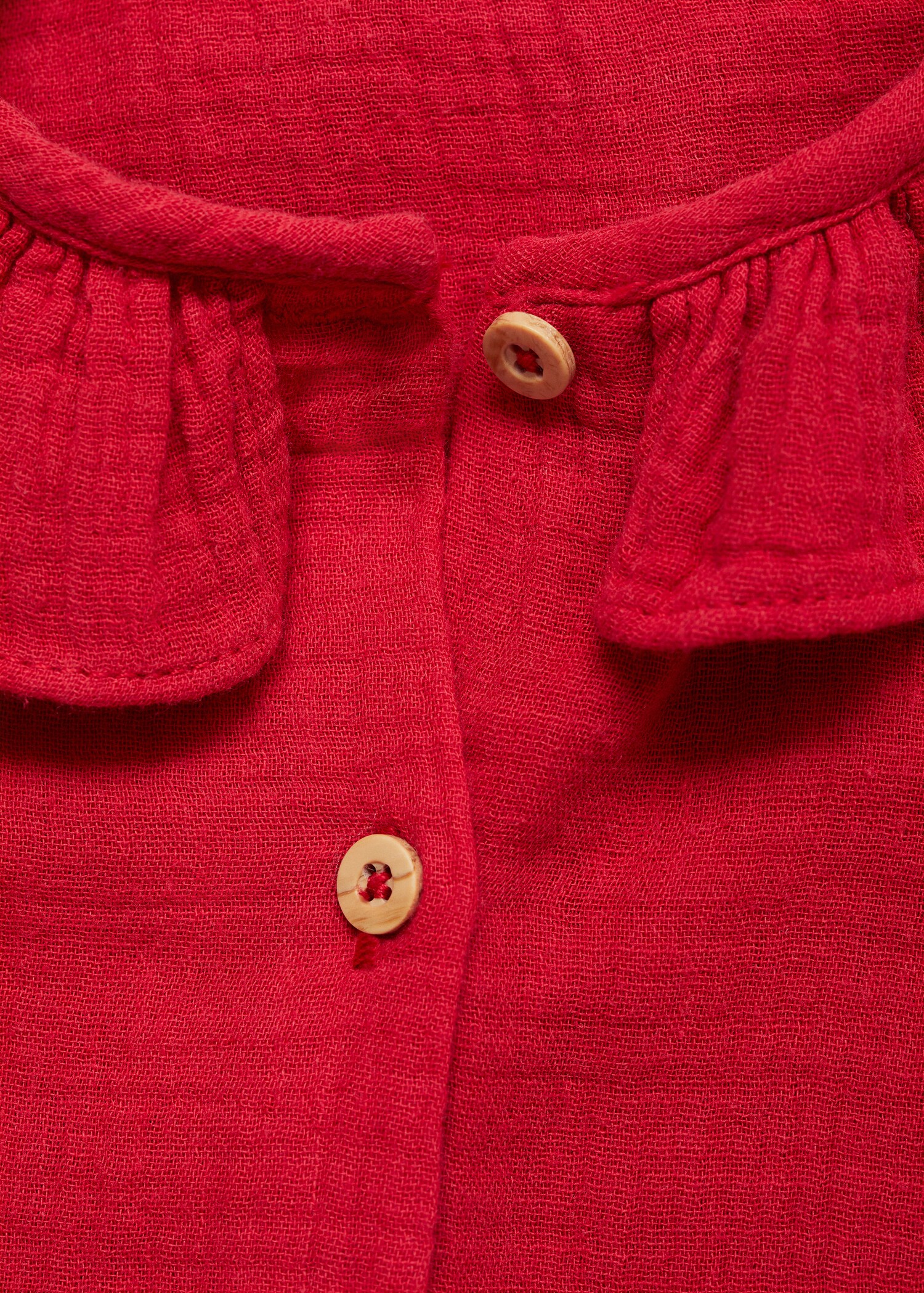 Cheesecloth cotton blouse - Details of the article 0