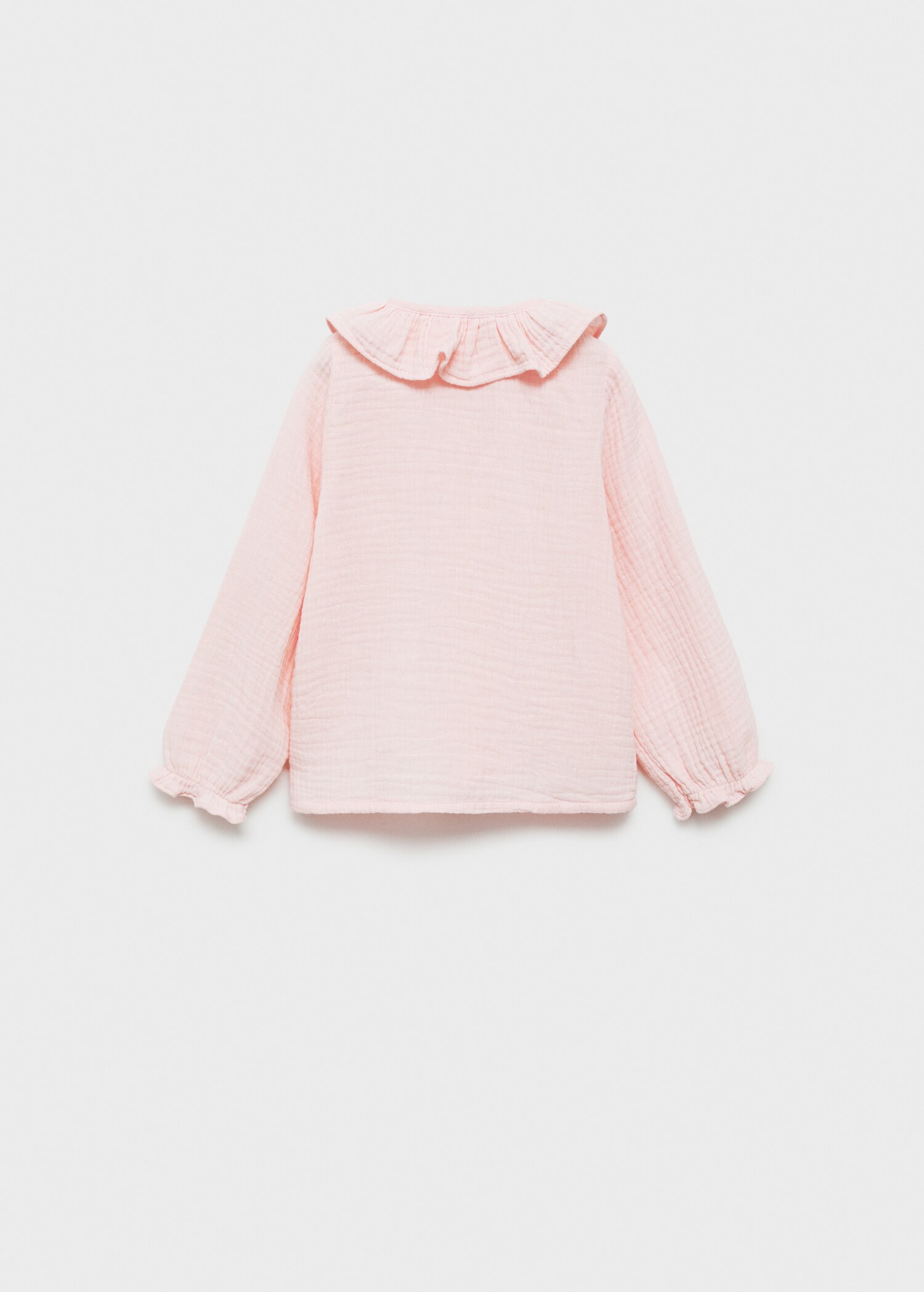Cheesecloth cotton blouse - Reverse of the article