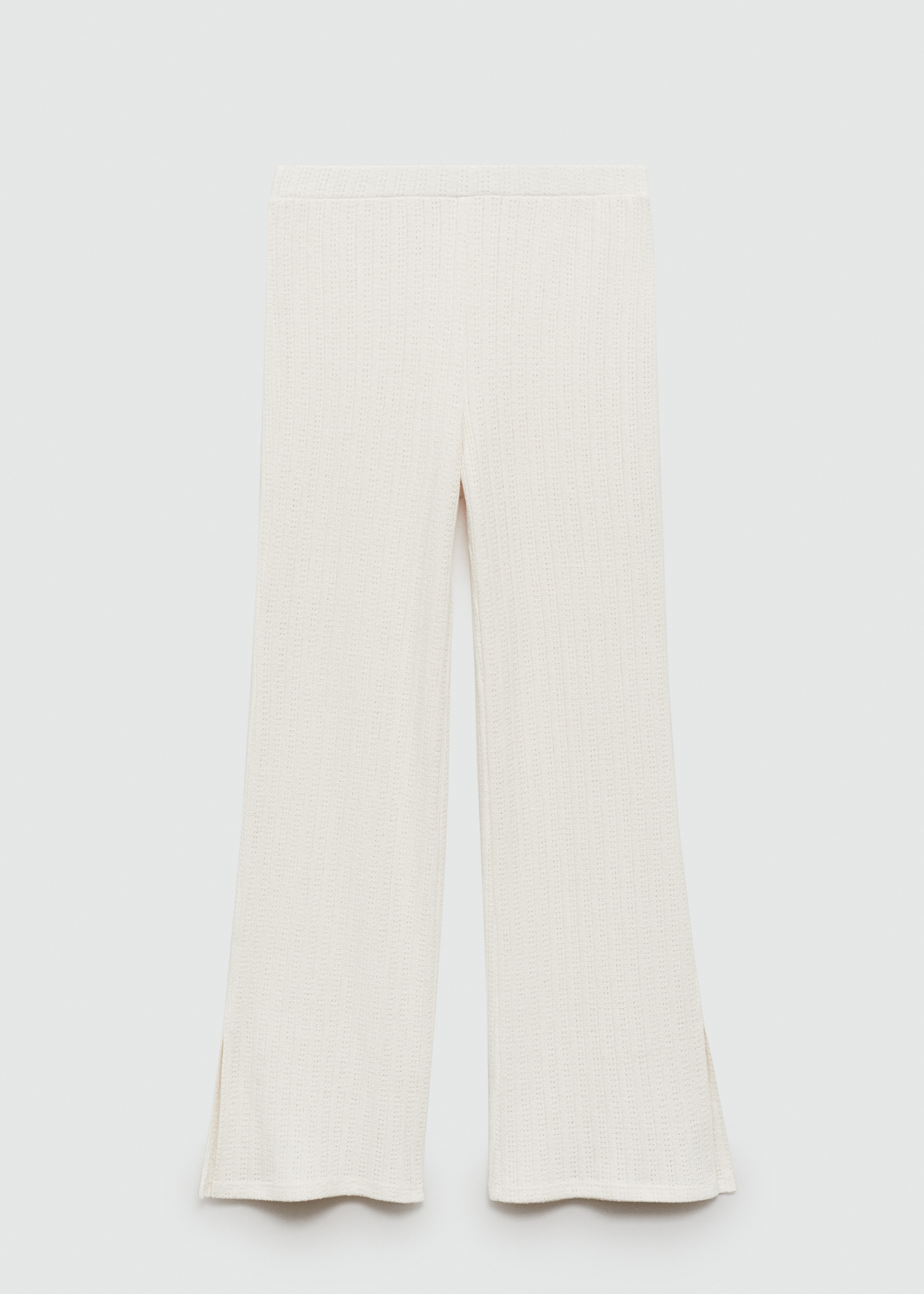 Straight crochet trousers - Article without model
