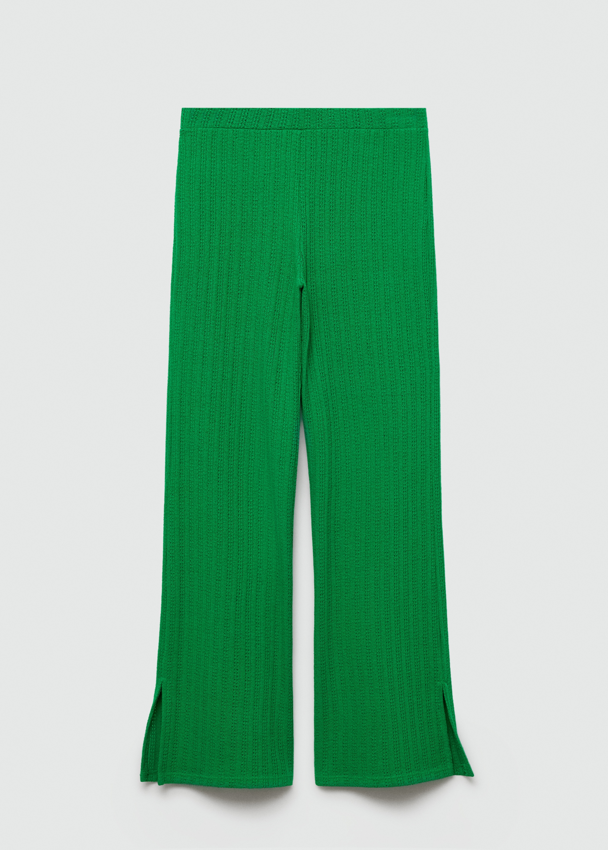 Straight crochet trousers - Article without model