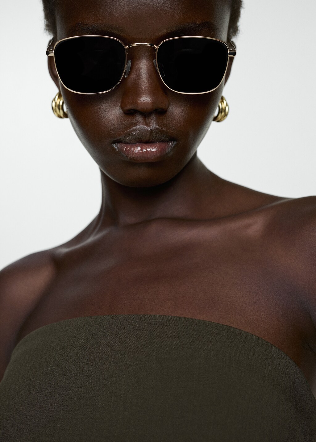 トップス user_6c487b2dM Top with turn-down neckline | MANGO Japan