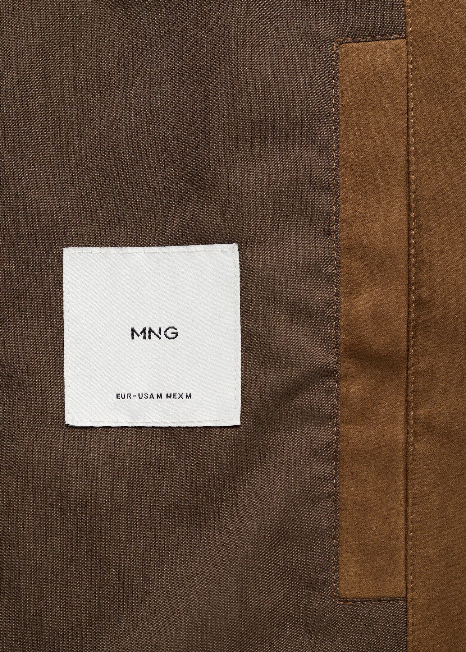 Suede-effect jacket with zip - Details of the article 8