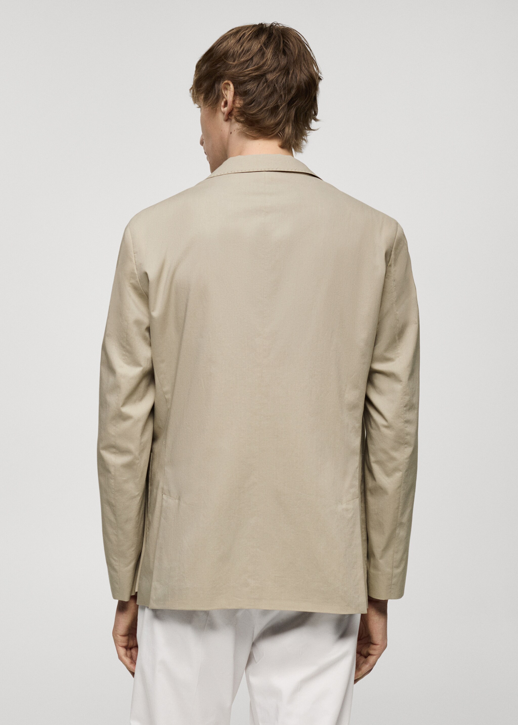 Lightweight cotton jacket - Reverse of the article