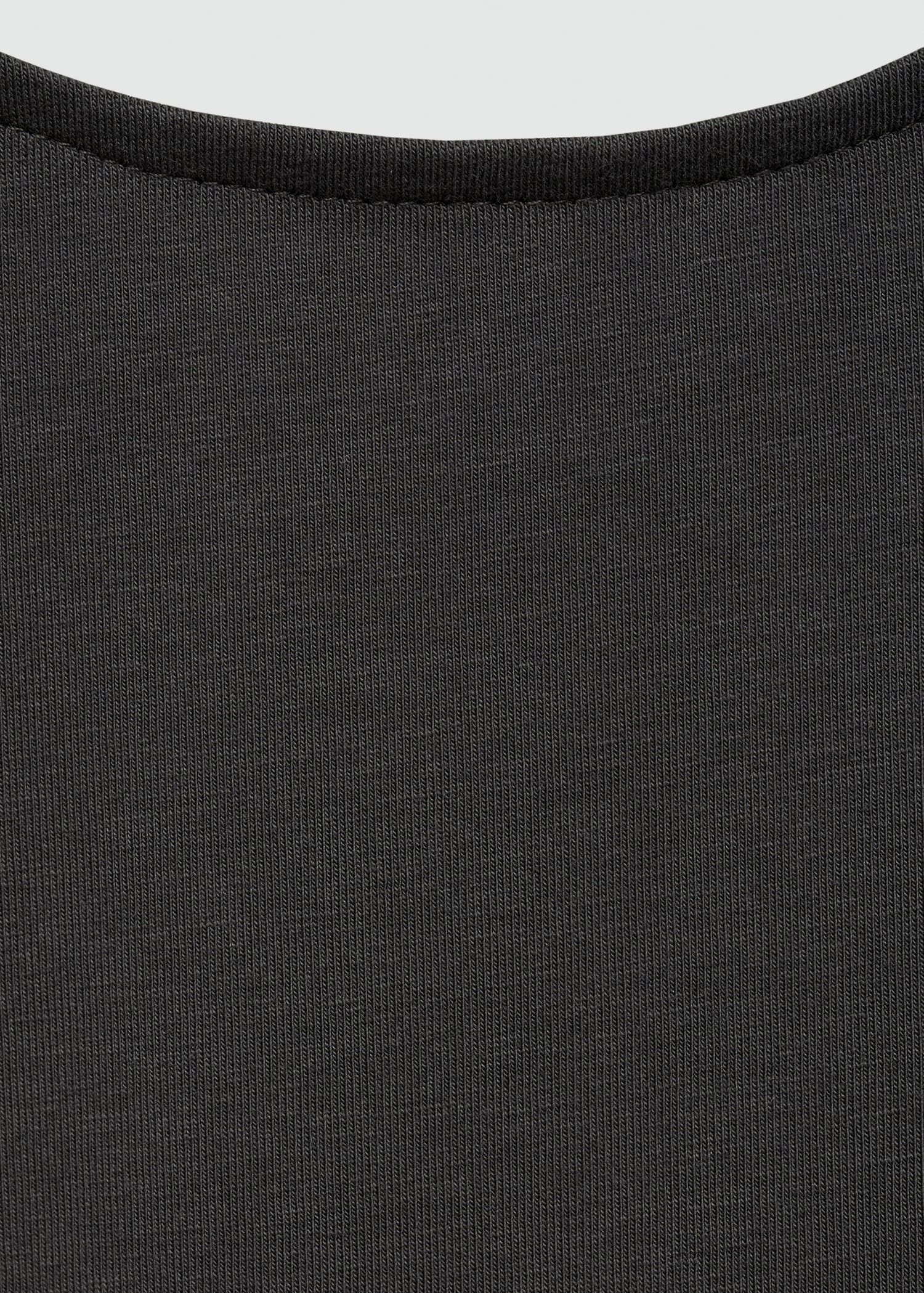 Cropped cotton T-shirt - Details of the article 8