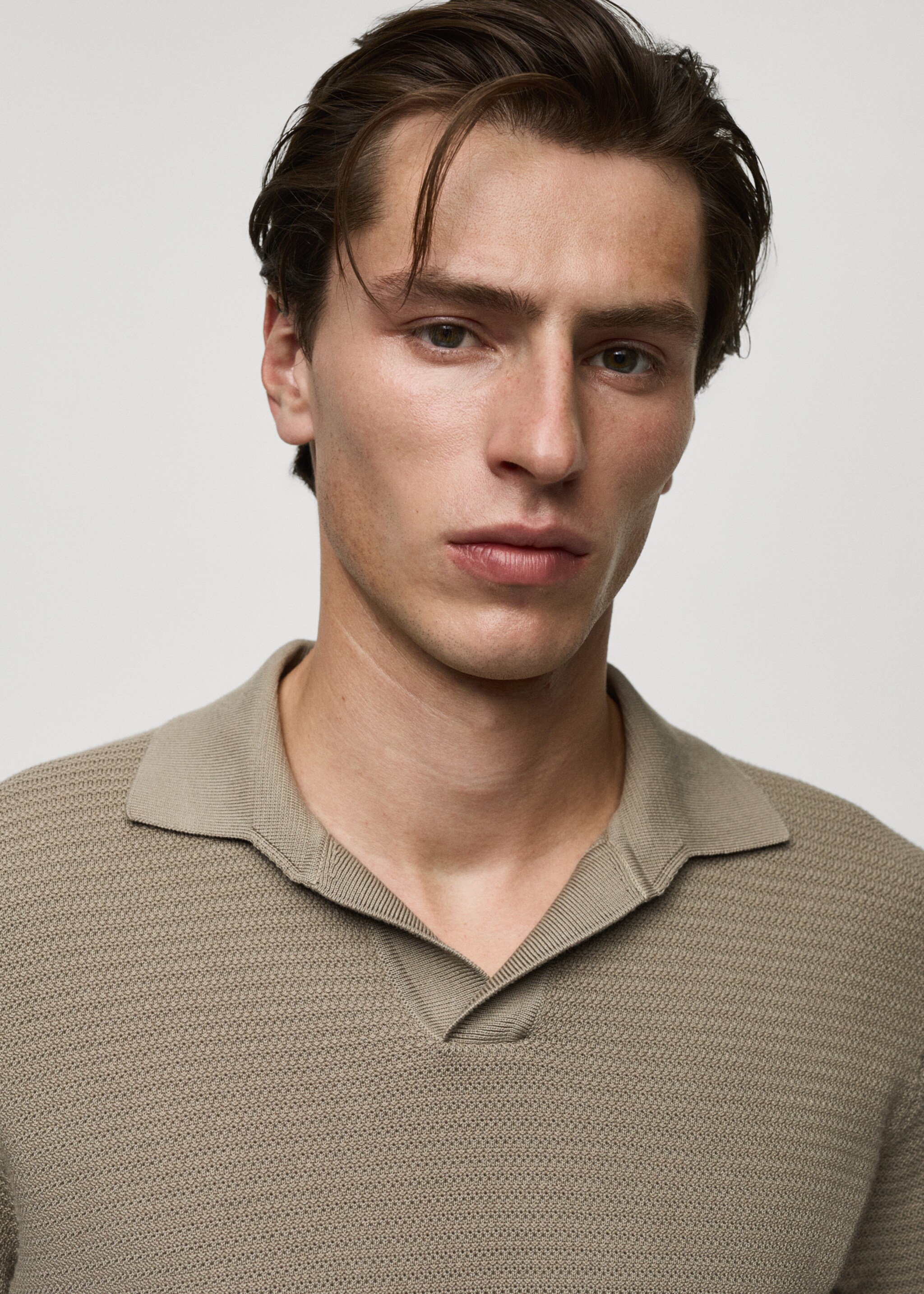 Polo coton Tencel maille torsadée - Détail de l'article 1