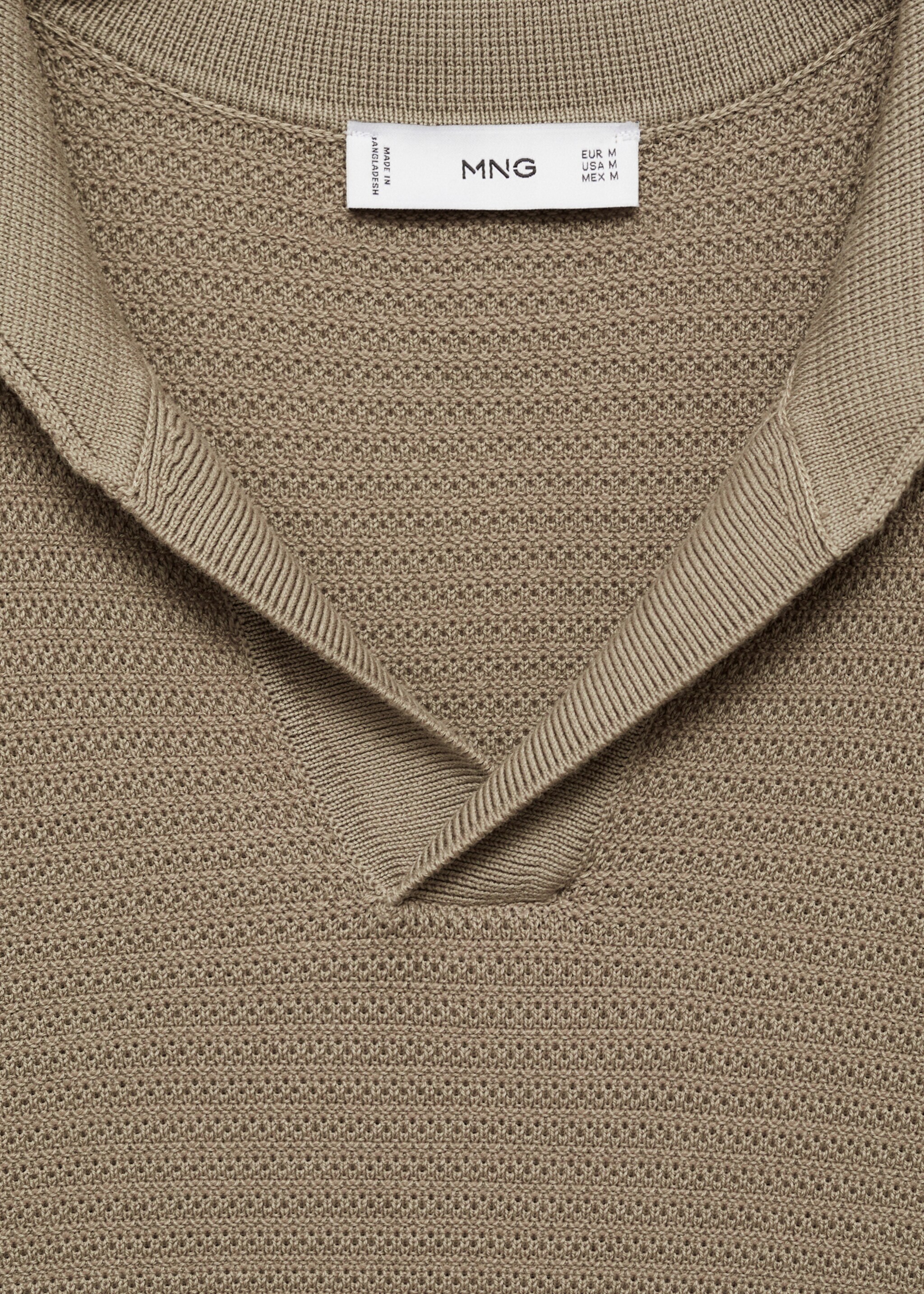 Polo coton Tencel maille torsadée - Détail de l'article 8
