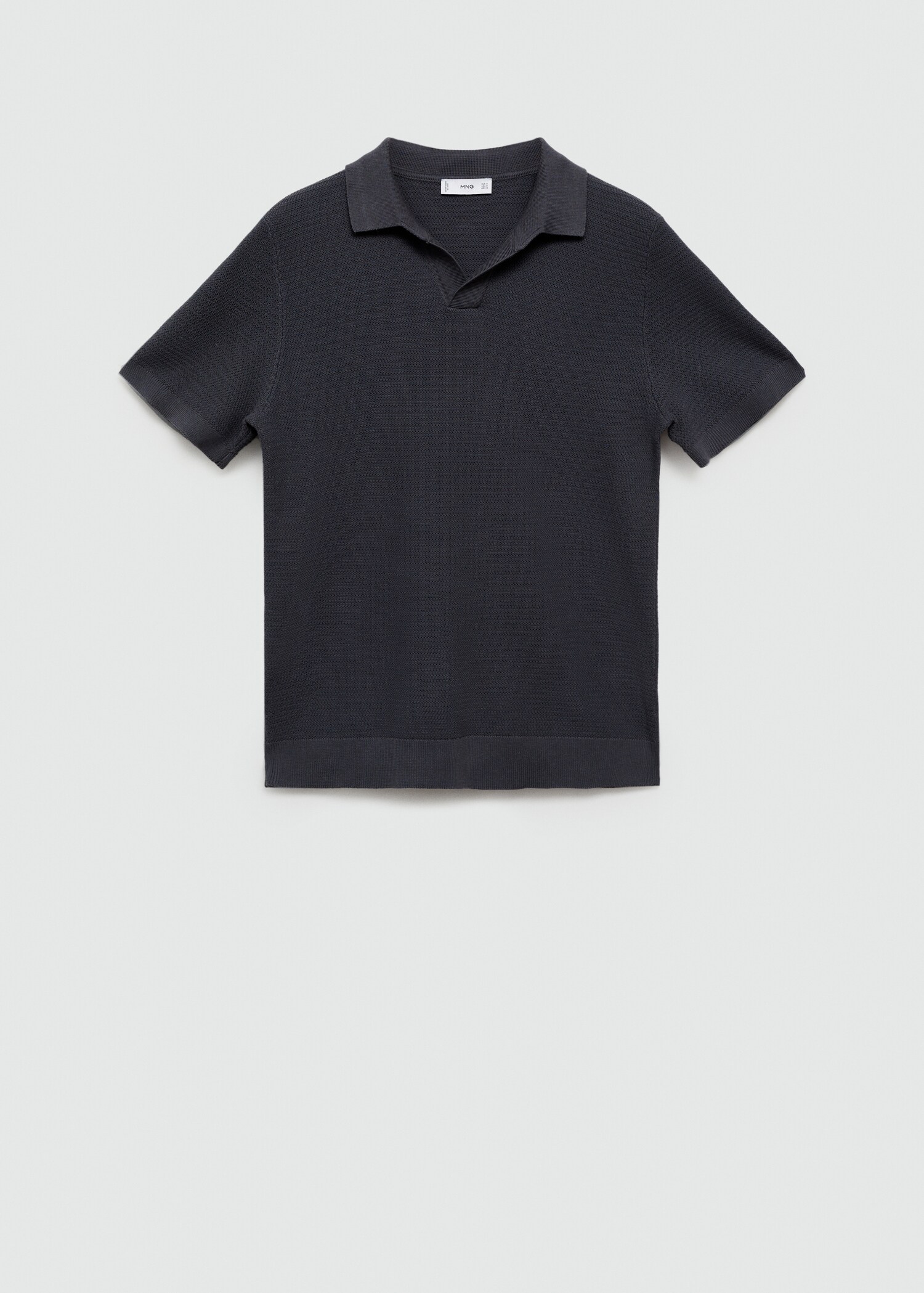 Polo coton Tencel maille torsadée - Article sans modèle