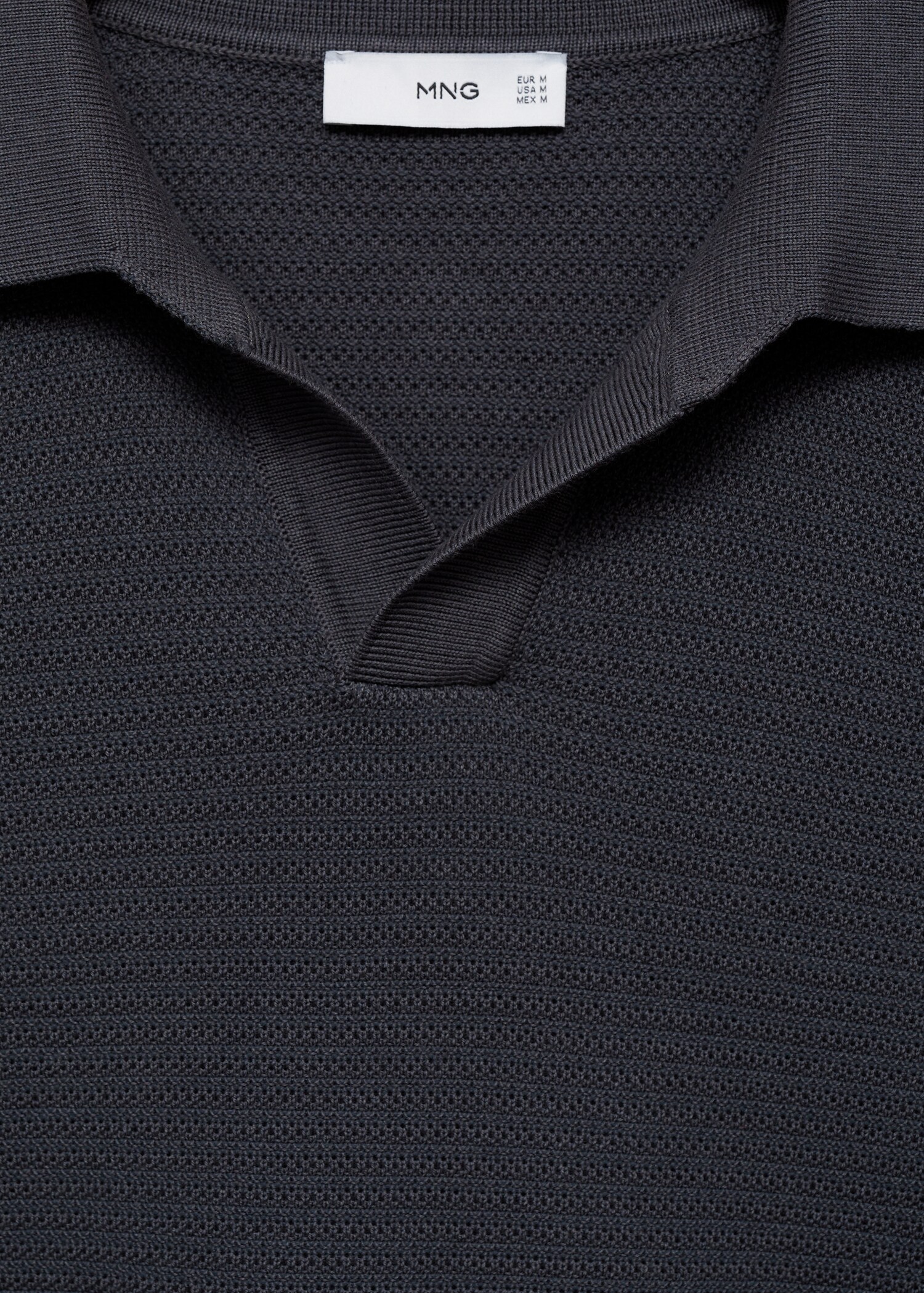 Polo coton Tencel maille torsadée - Détail de l'article 8