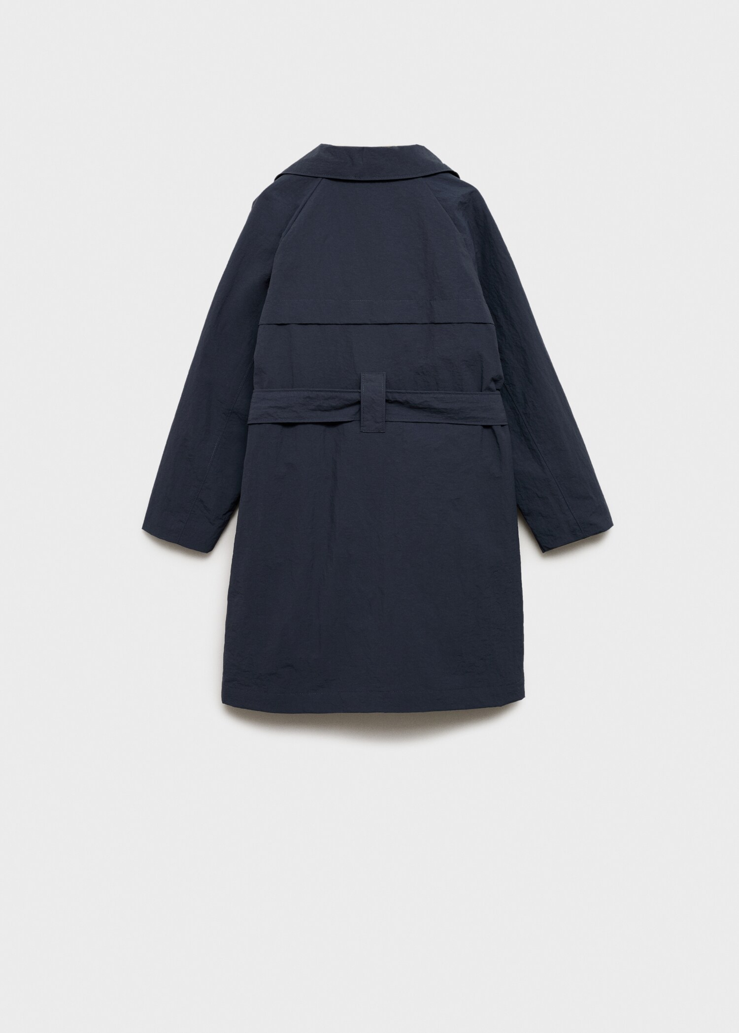Classic trench coat with belt - Reverse of the article
